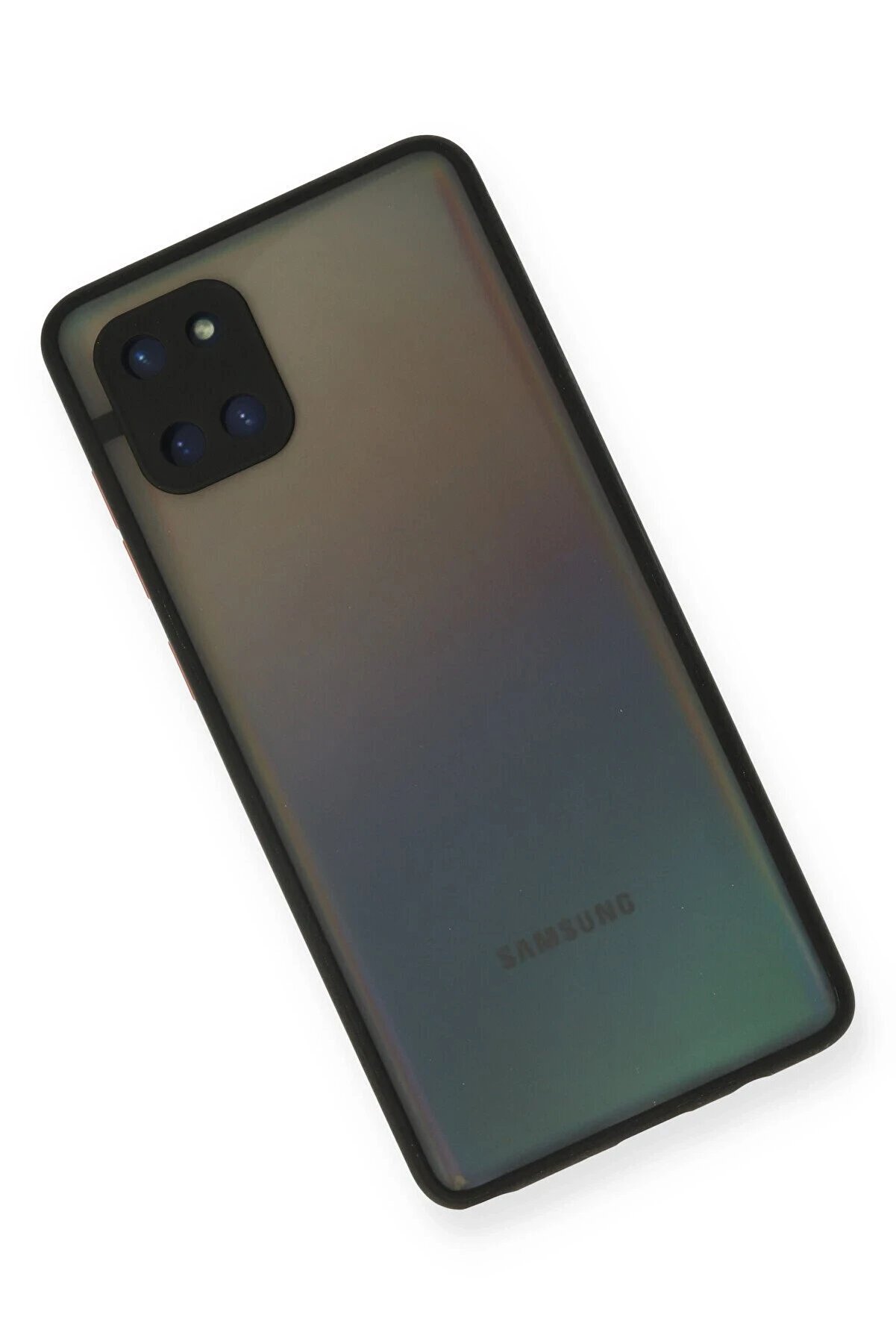 Samsung Galaxy A81 / Note 10 Li̇te Kılıf Montreal Si̇li̇kon Kapak - Si̇yah - Dropx5877-9321