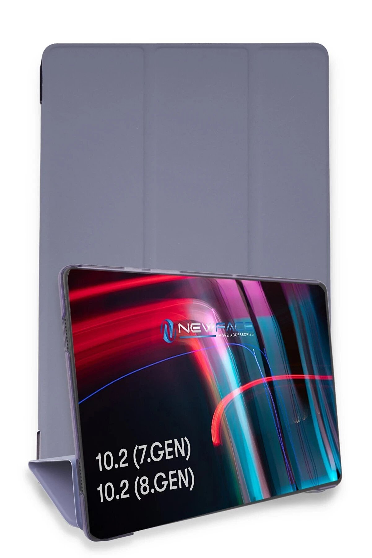 OEM iPad 10.2 (7.nesil) Kılıf Tablet Smart Kılıf - Lila - LORCE4505-9384
