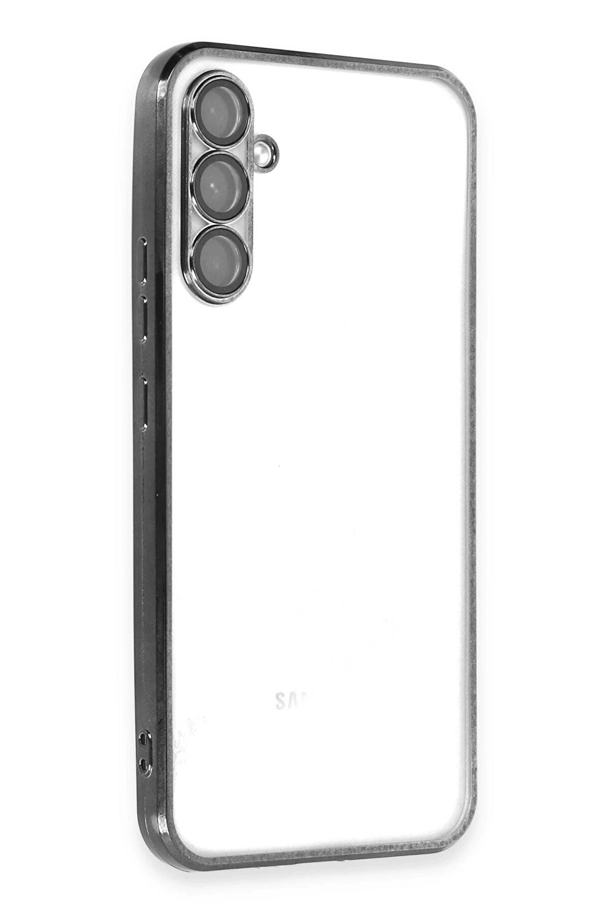 CepteToptan Samsung Galaxy A54 5G Kılıf Lensli Silikon - Siyah - DROPX4576-4177