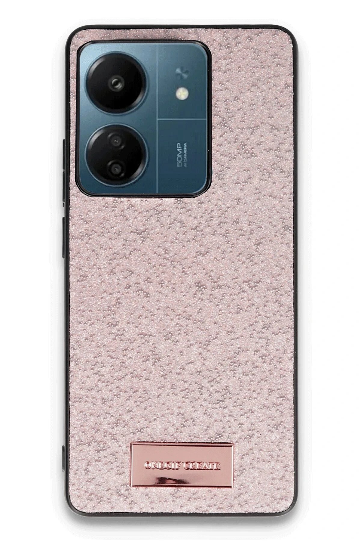 Xi̇aomi̇ Redmi̇ 13C Bri̇ght Si̇mli̇ Kapak - Pembe - Dropx8148-7554