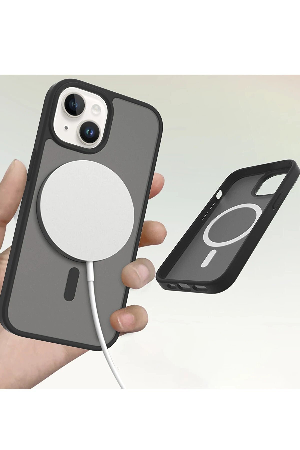 İphone 15 Jota Magsafe Kapak - Rose - Dropx2060-9241