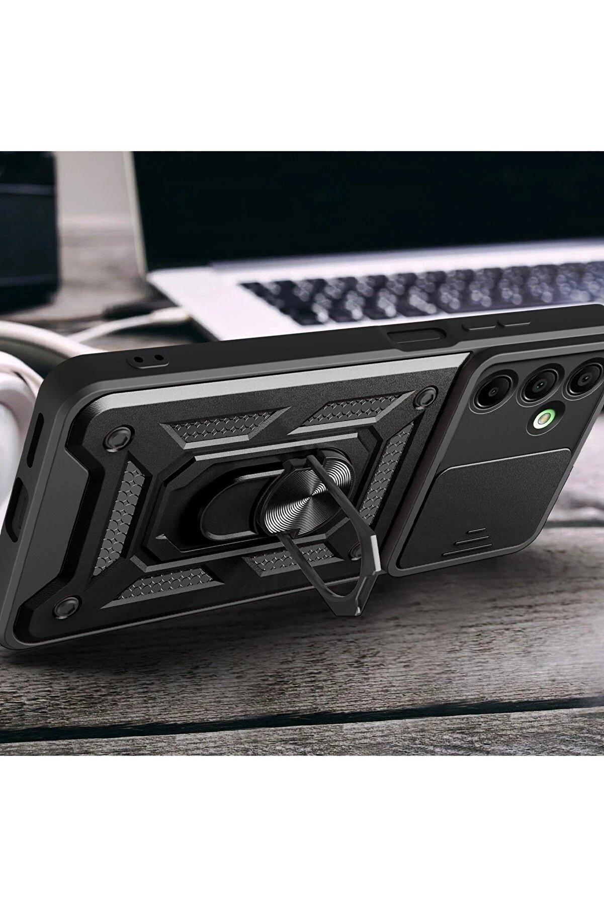 Samsung Galaxy A36 Kılıf Pars Lens Y&uuml;z&uuml;kl&uuml; Si̇li̇kon - Laci̇vert - Dropx3689-7467