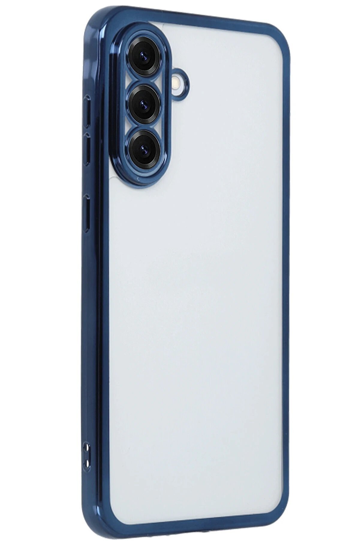 Samsung Galaxy A56 Kılıf Lensli̇ Si̇li̇kon - Laci̇vert - Dropx8968-9472