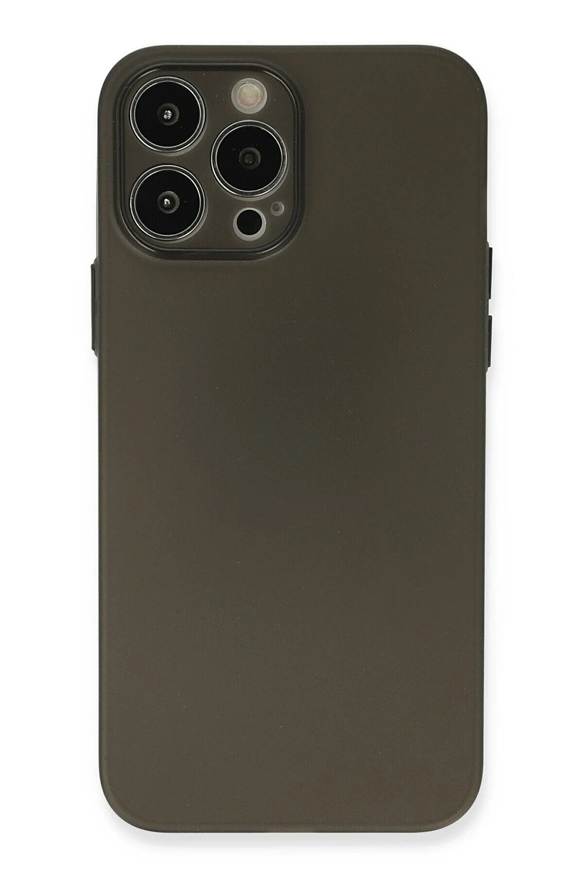 CepteToptan iPhone 13 Pro Kılıf Silikon - Gri - DROPX1709-9572