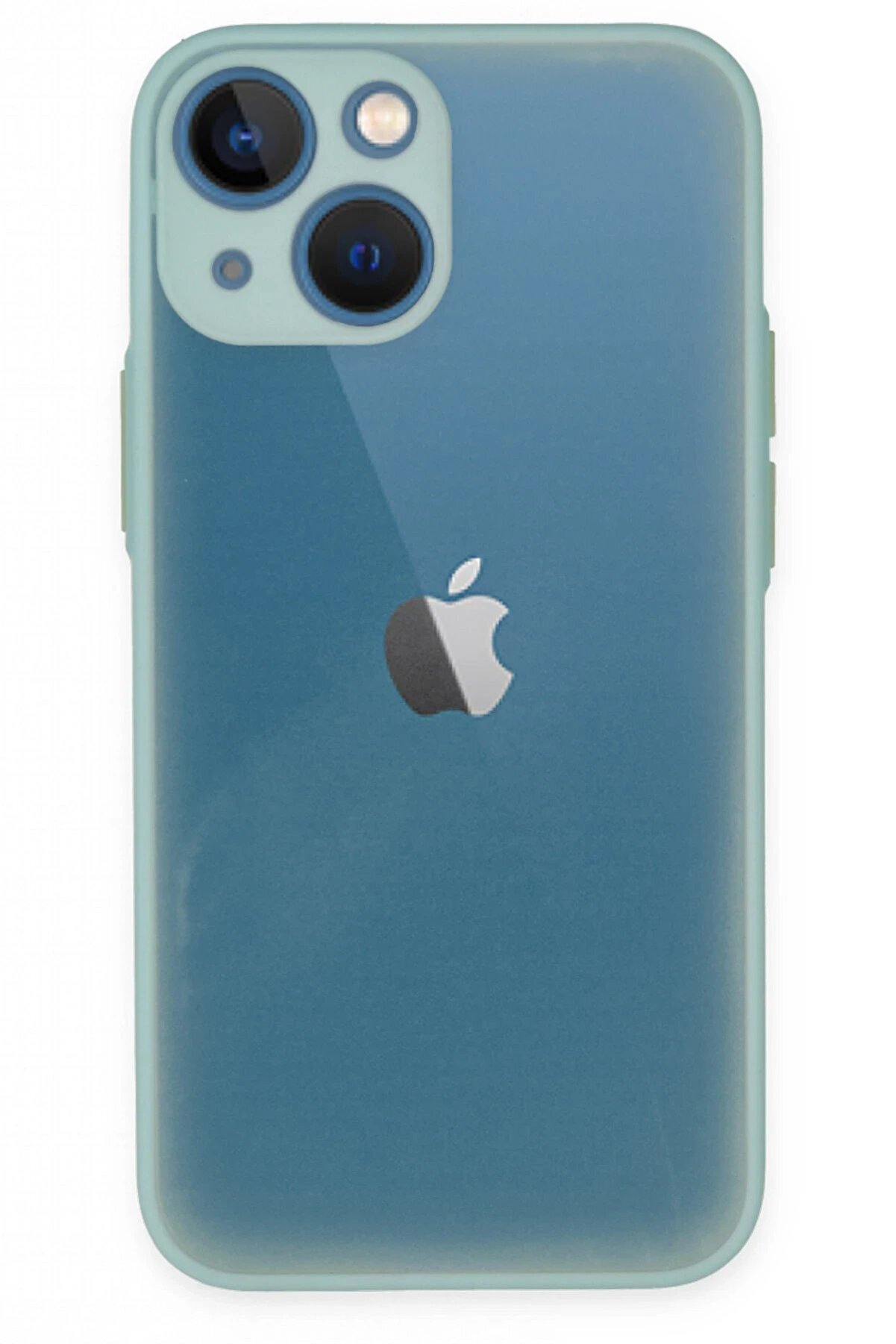 CepteToptan iPhone 15 Plus Kılıf Montreal Silikon Kapak - Açık Yeşil - DROPX4739-3984