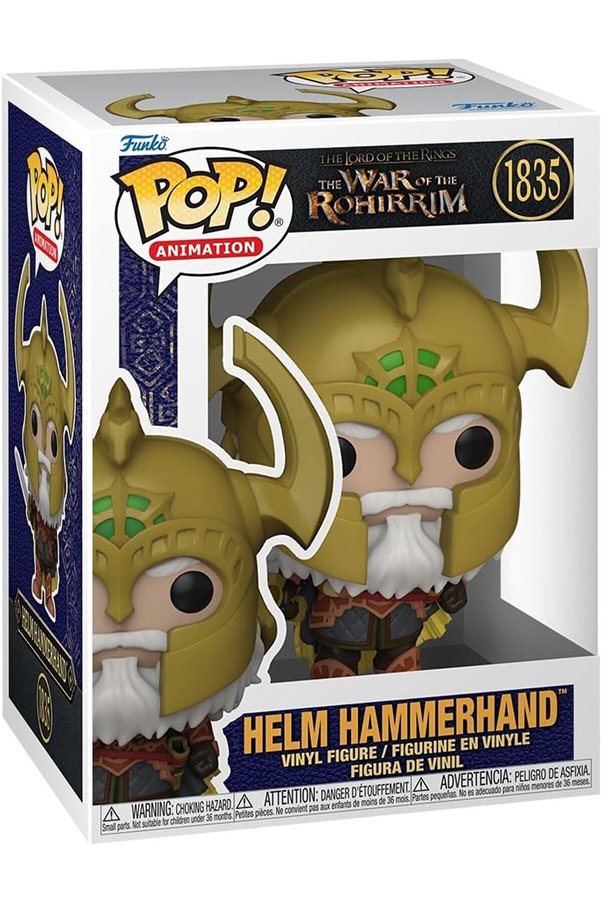 baghoose desinglow POP Animation: War of the Rohirrim- Helm Hammerhand Figür goldpath 1059428