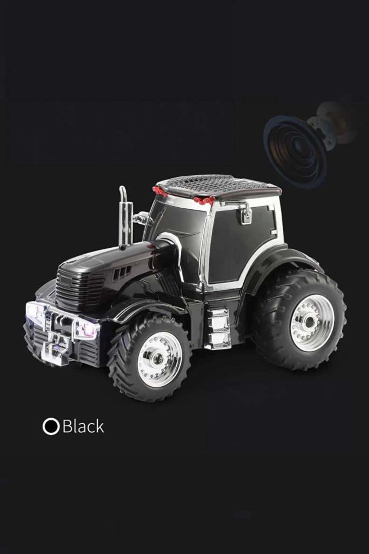 D42 Si̇yah Traktör Tasarım Usb/Fm Radyo Bluetooth Hoparlör Speaker