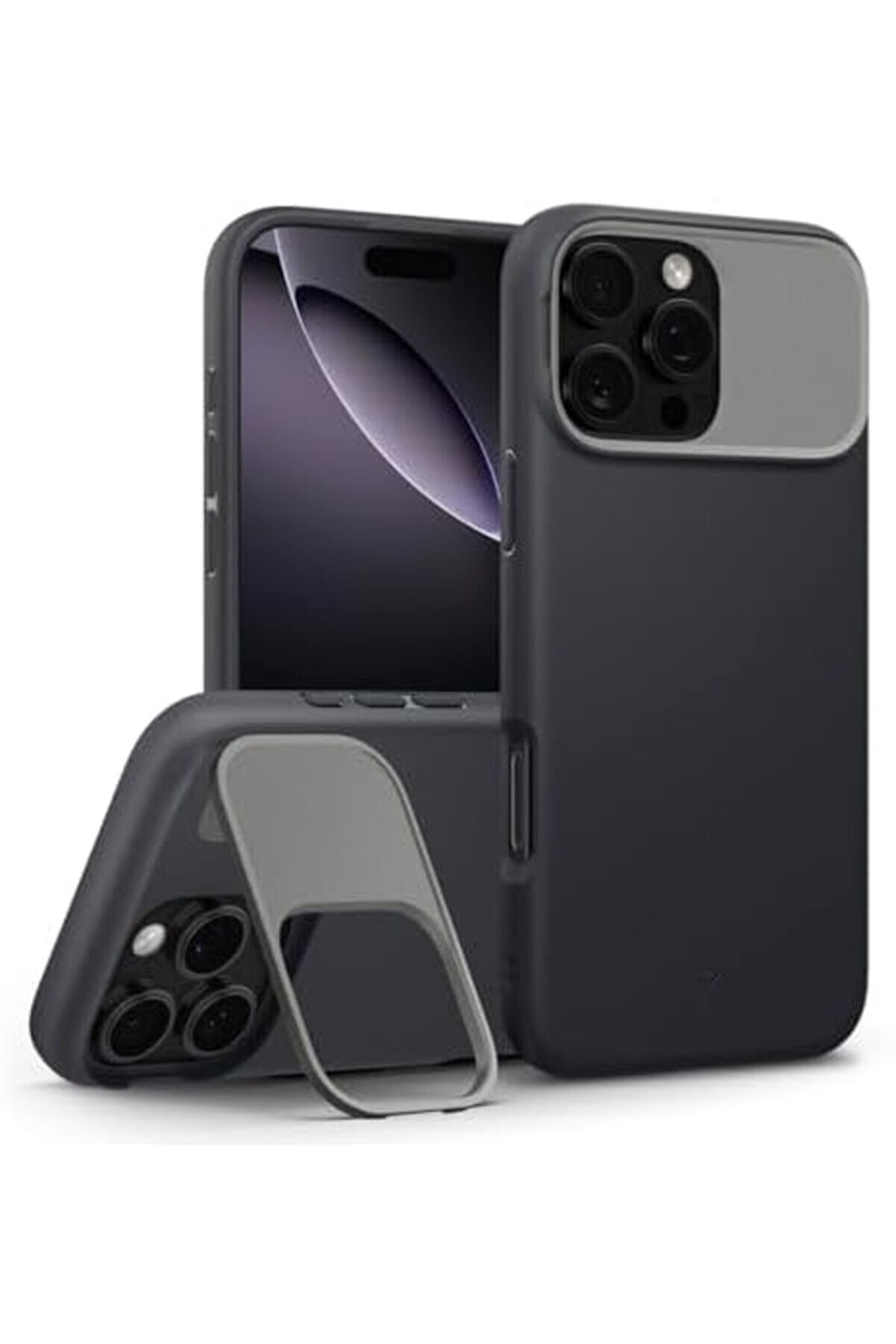 Lvnshop 16 Pro Max Si̇li̇kon Kılıf Pop Mag  Lı Hava Kanalı Teknoloji̇si̇™ Askeri̇ Sınıf Koruma Sesame Kay