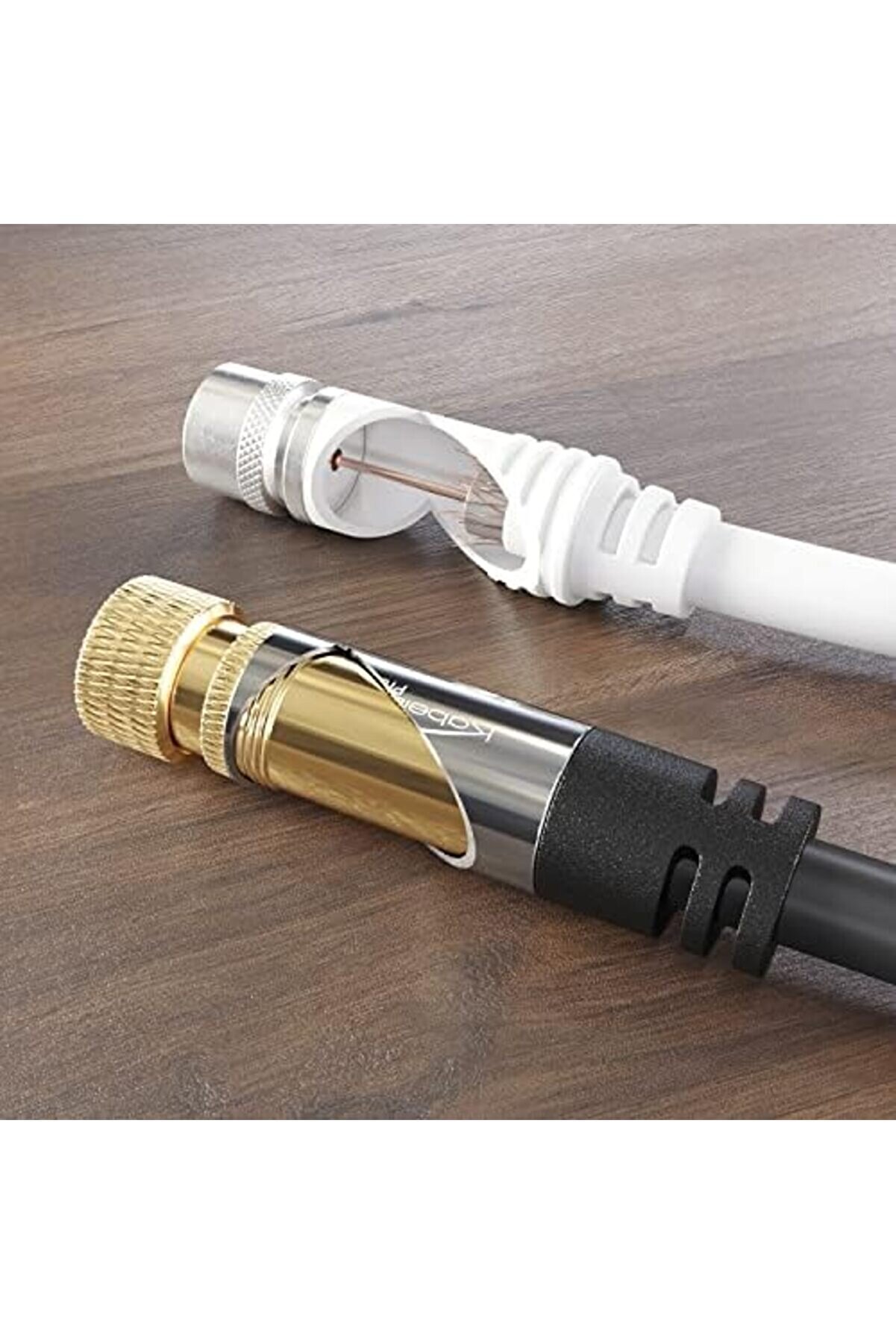 Prstore – Sat/Anten Kabluso, Koaksi̇yel Kablolar – 1,5M – Metal F Konnektörlü 4K Tv Uydu Kabl