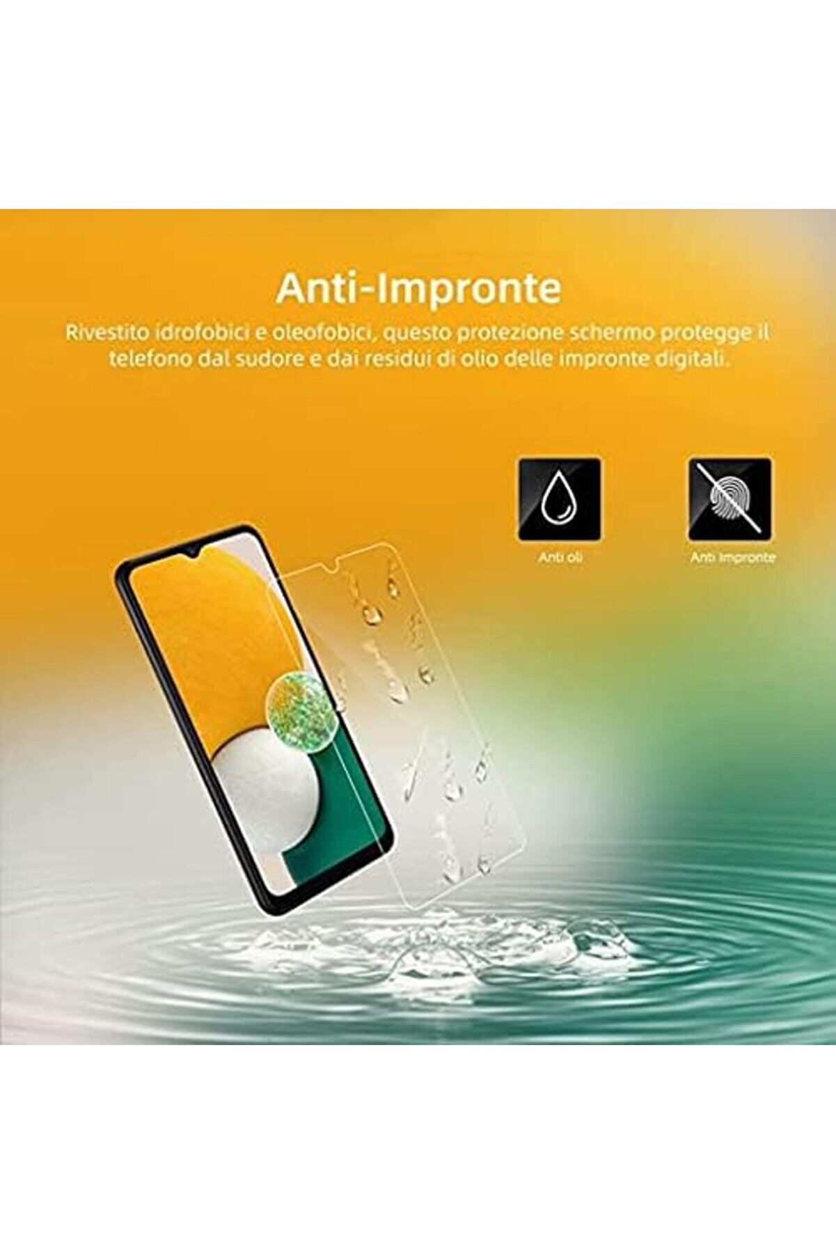 Lvnshop Es A22 Ekran, A22 Modelleri̇ne Uyumlu Temperli̇ Ekran Cam Hd Kali̇te Görüntü Darbe Dayanıklı Ek