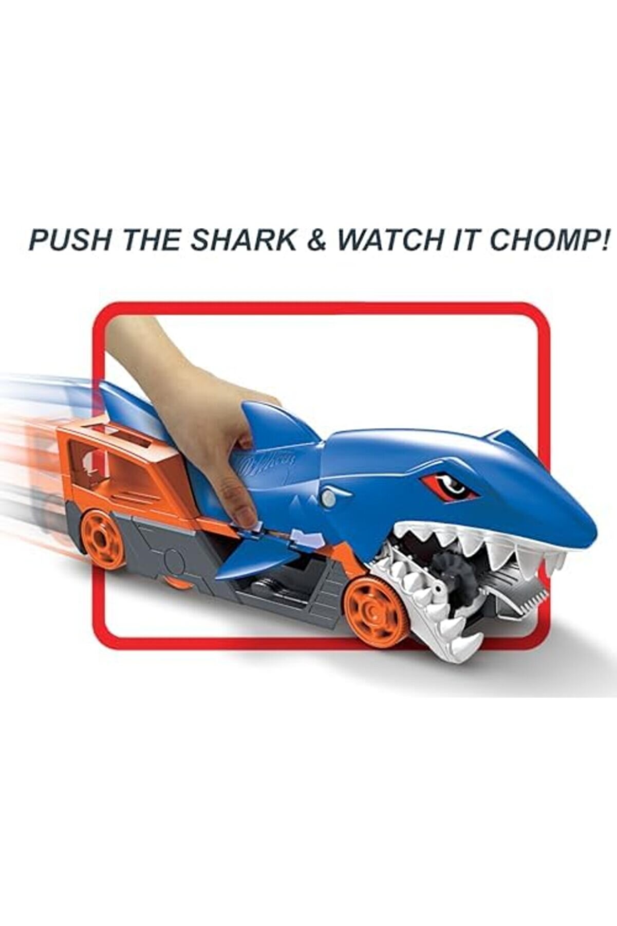 Goldwhi̇rl Köpek Balığı Taşıyıcı Hot Köpek Balığı Taşıyıcı Oyun Seti̇, 1 Adet 164 Ölçekli̇ Araba İçeri̇