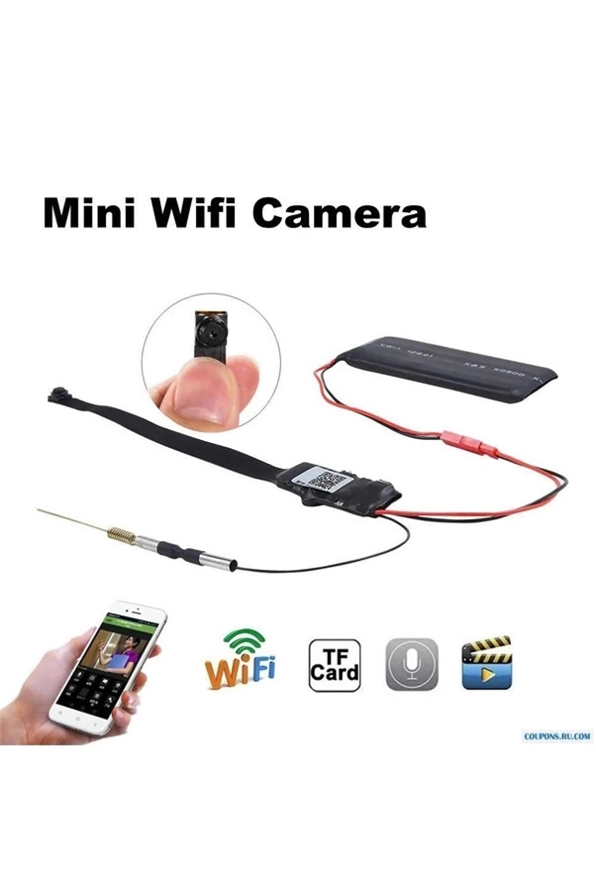 YNT İthalat BFS 1080p Ip Modül Full Hd Wifi Kamera Güvenlik Bakıcı Kamerası