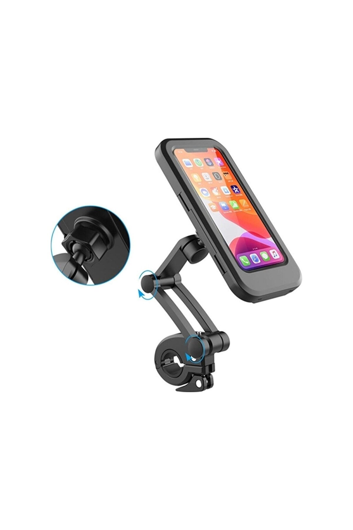 Carub Portati̇f Uni̇versal Motosi̇klet Bi̇si̇klet Su Ge&ccedil;i̇rmez Telefon Tutucu