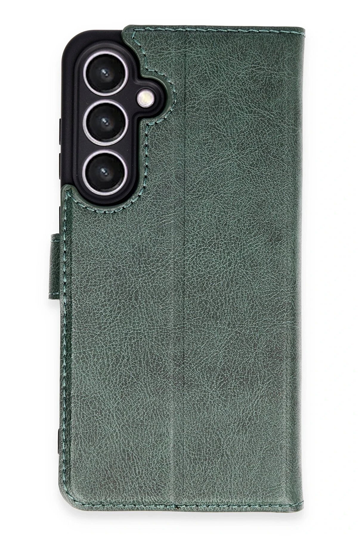 Samsung Galaxy S24 Fe Kılıf Trend S Plus Kapaklı Kılıf - Yeşi̇l - Dropx1811-2045