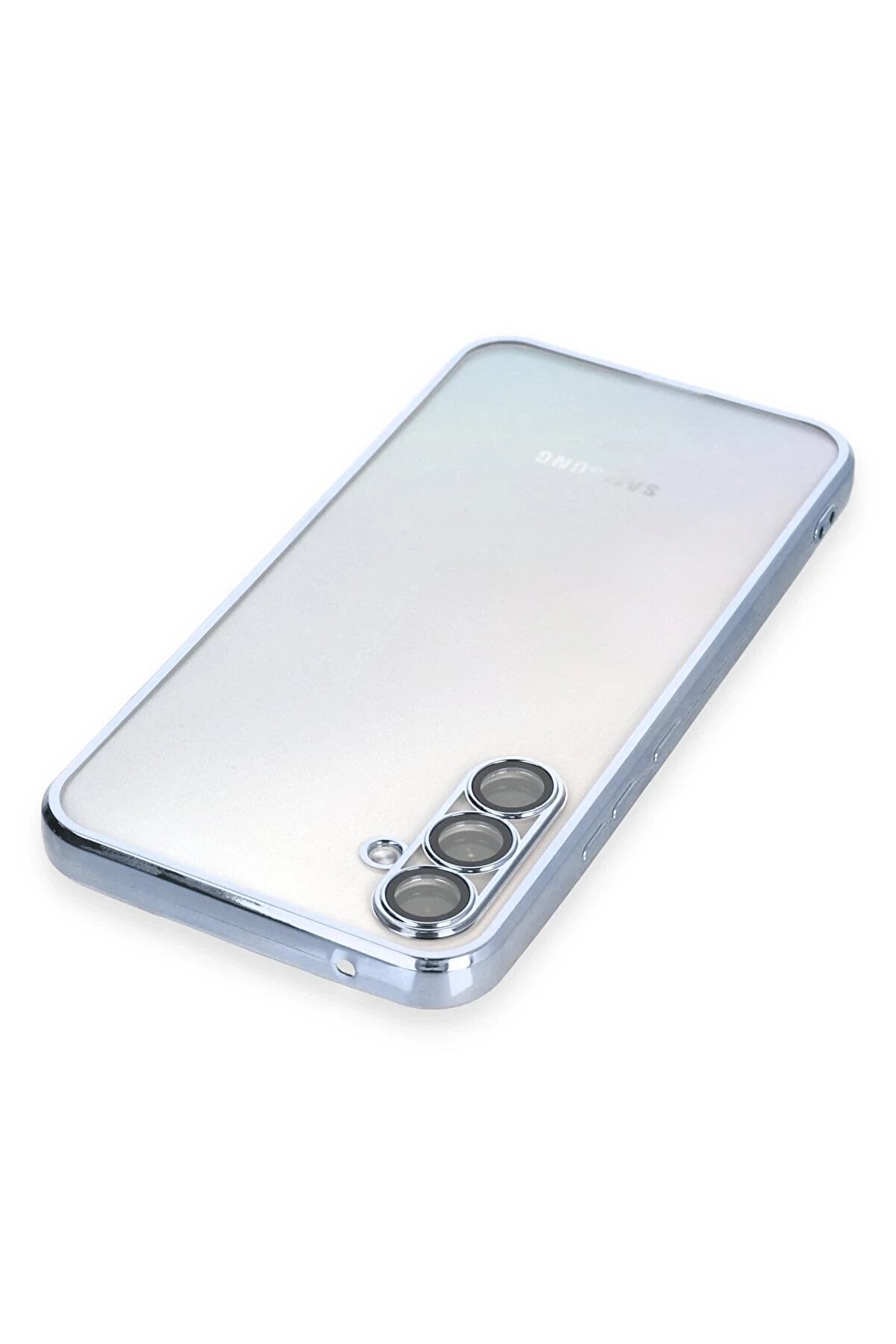 Samsung Galaxy A54 5G Kılıf Lensli̇ Si̇li̇kon - Açık Mavi̇ - Dropx3219-1845