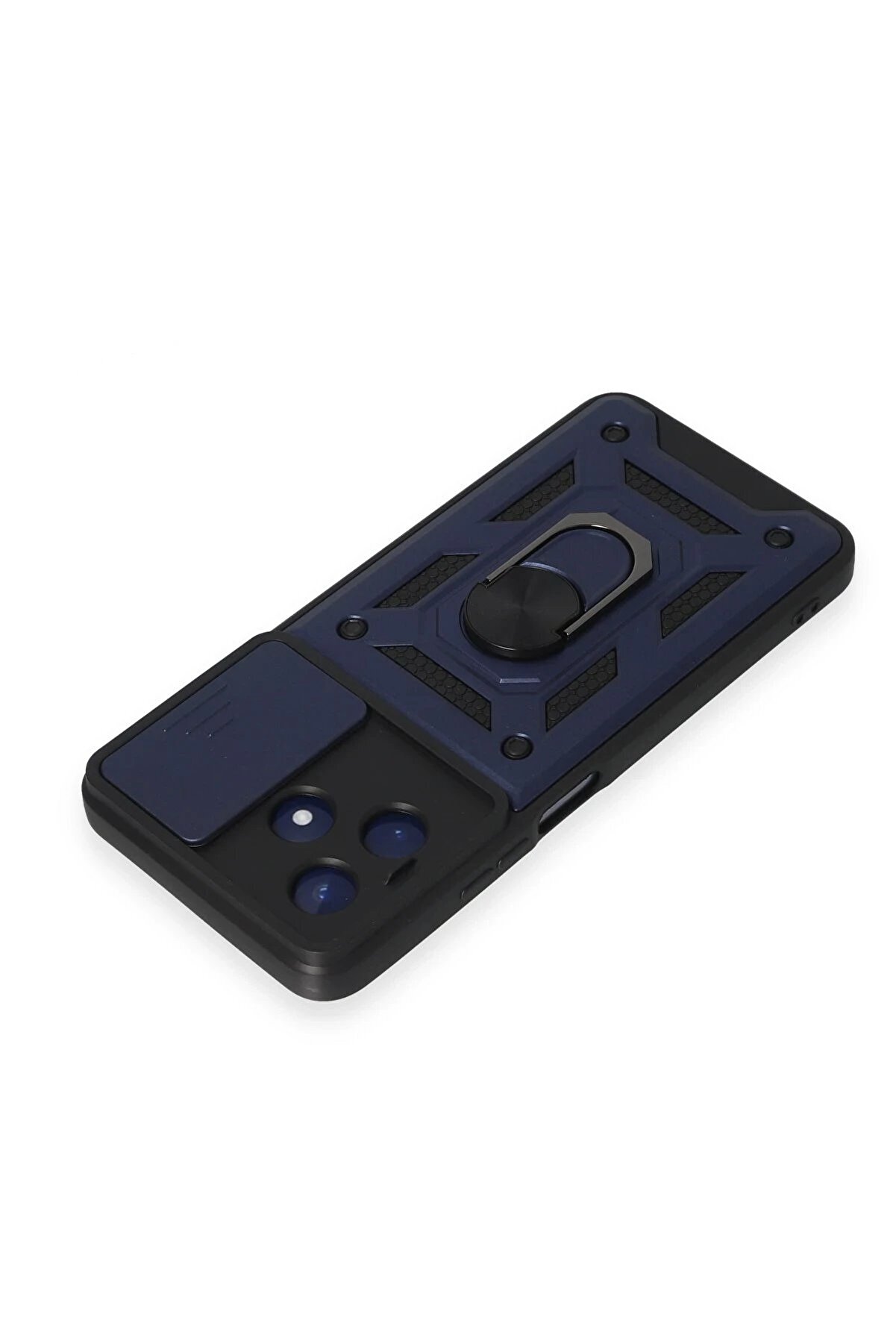 Realme C53 Kılıf Pars Lens Yüzüklü Si̇li̇kon - Laci̇vert - Dropx2661-4959