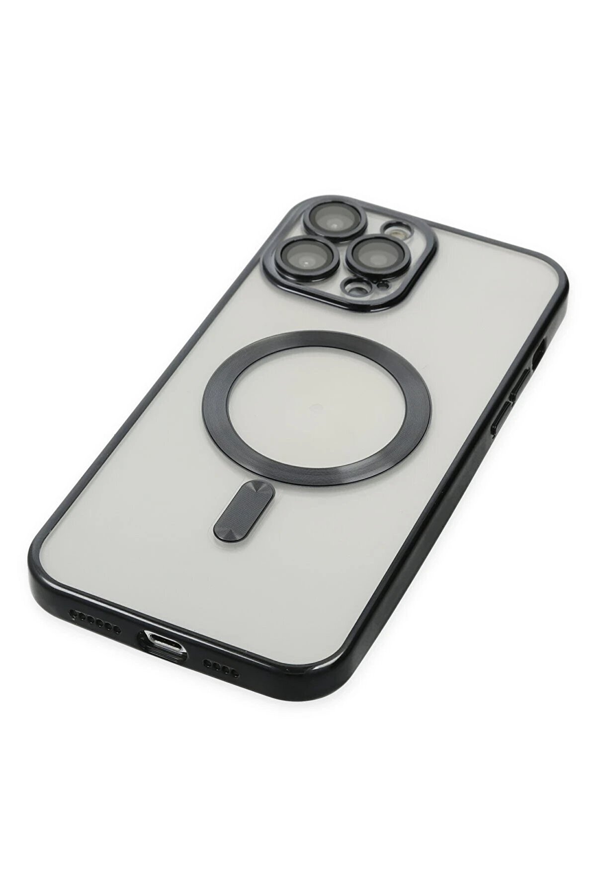 İphone 13 Pro Max Kılıf Kross Magneti̇csafe Kapak - Si̇yah - Dropx6470-9071