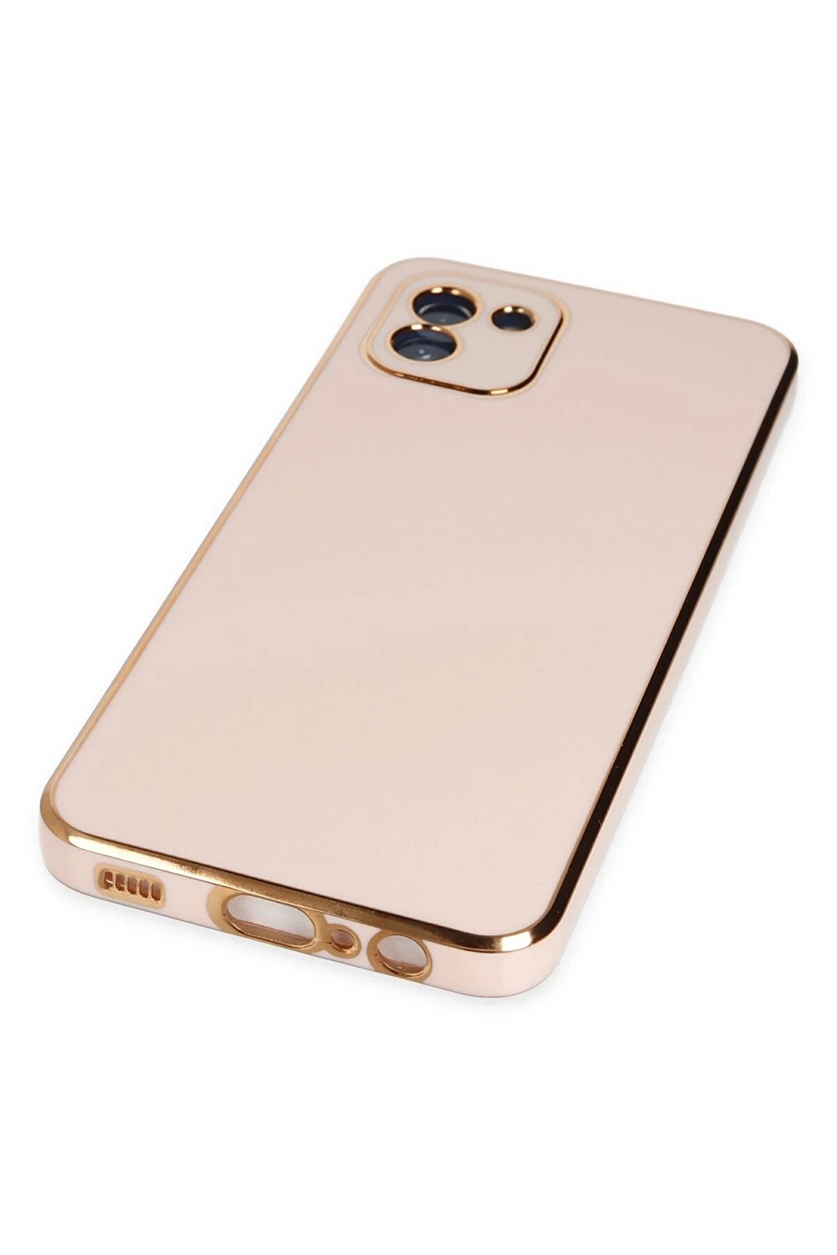 Samsung Galaxy A03 Kılıf Volet Si̇li̇kon - Pembe - Dropx2076-8815