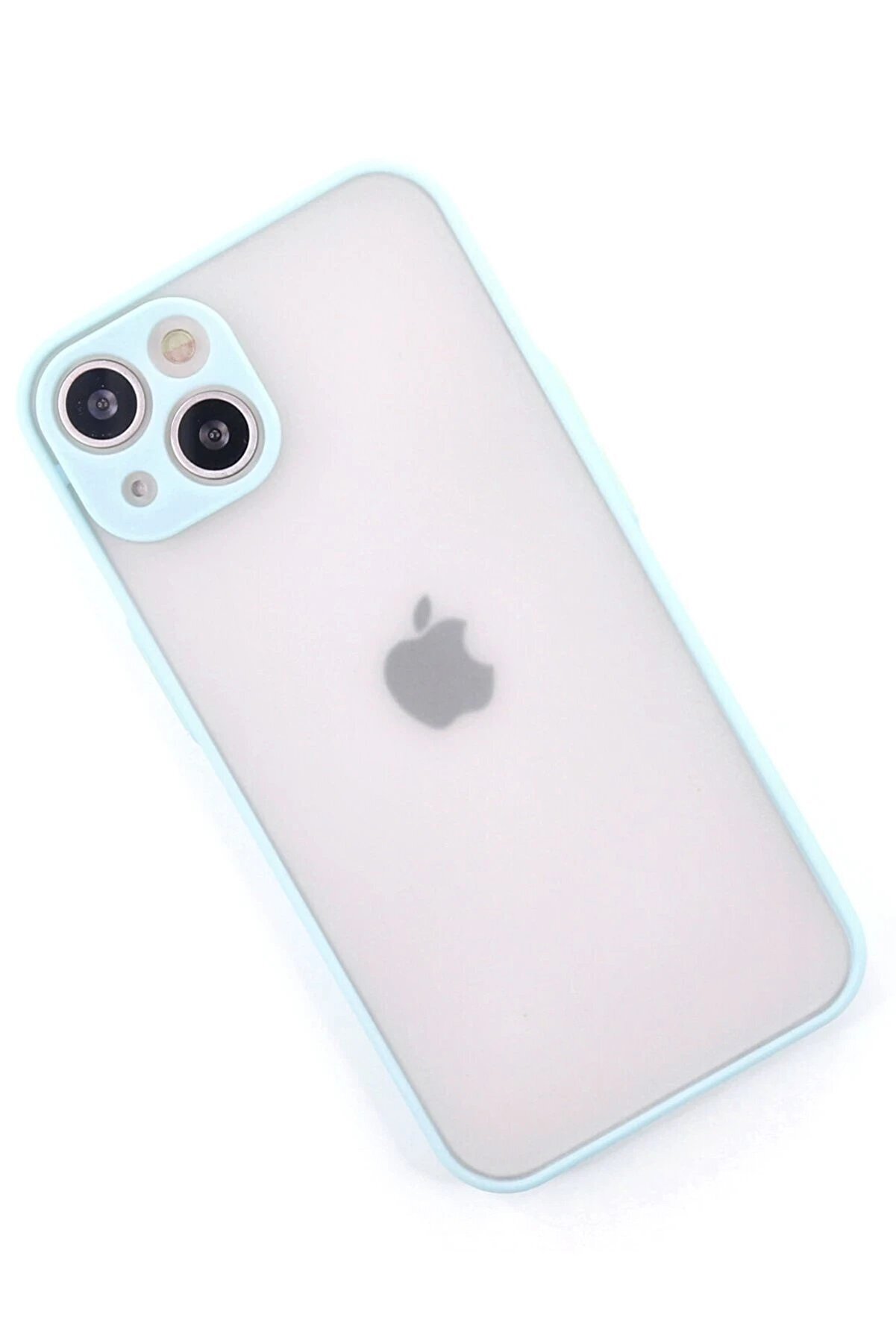 İphone 15 Plus Kılıf Montreal Si̇li̇kon Kapak - Turkuaz - Dropx5587-1235