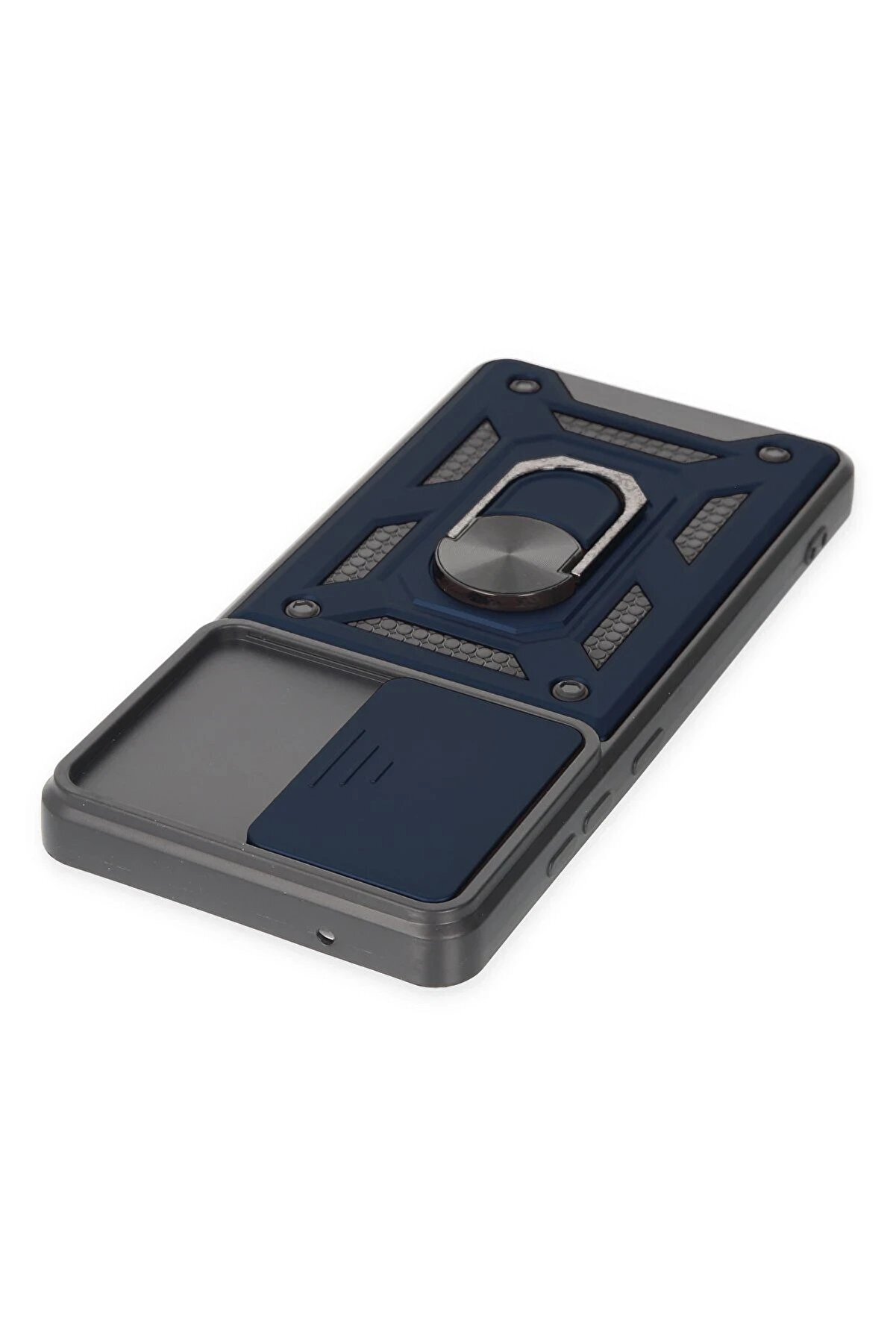 Samsung Galaxy S20 Fe Kılıf Pars Lens Yüzüklü Si̇li̇kon - Laci̇vert - Dropx2866-1777