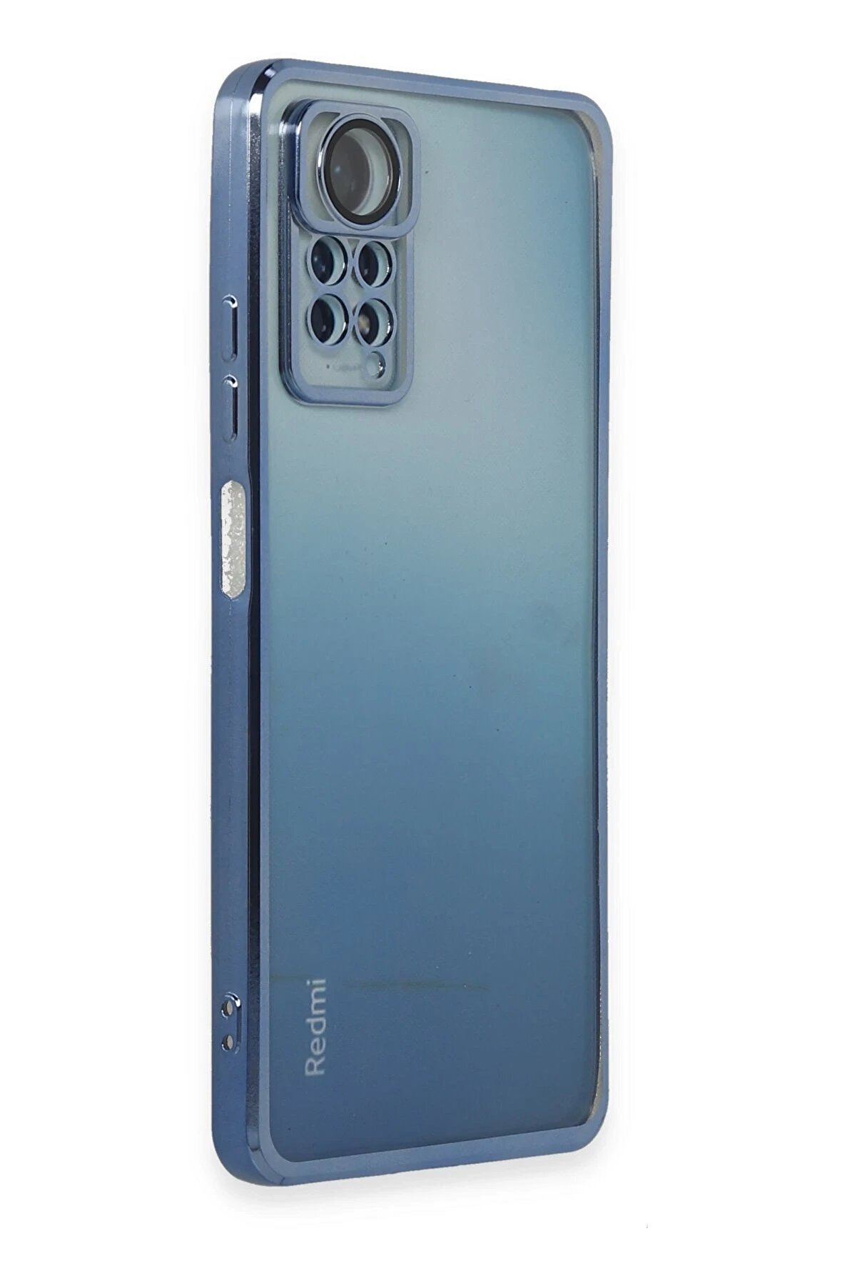 Xi̇aomi̇ Redmi̇ Note 11 Pro Kılıf Lensli̇ Si̇li̇kon - A&ccedil;ık Mavi̇ - Dropx9702-1171