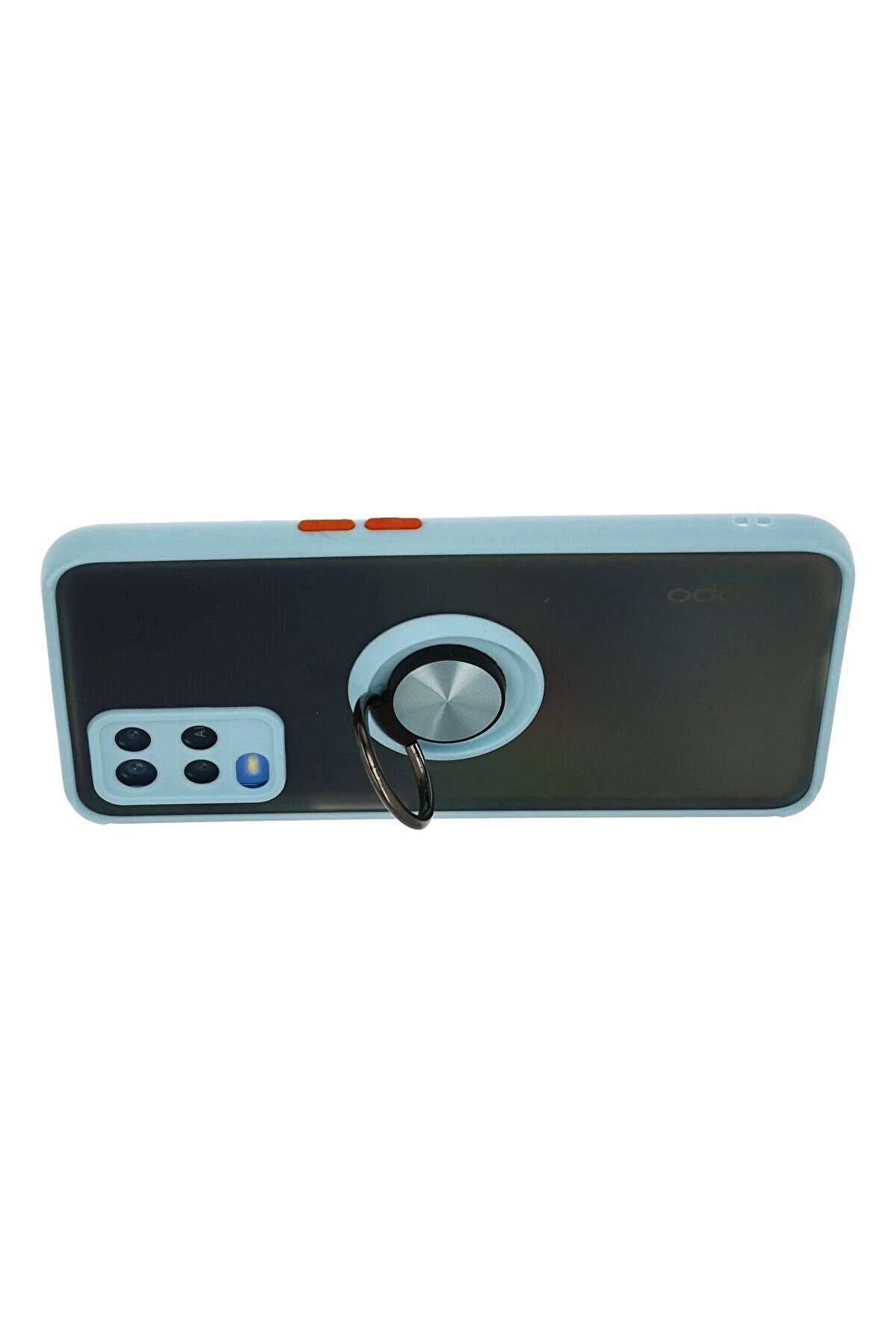 Oppo A54 4G Kılıf Montreal Yüzüklü Si̇li̇kon Kapak - Buz Mavi̇ - Dropx8873-6234