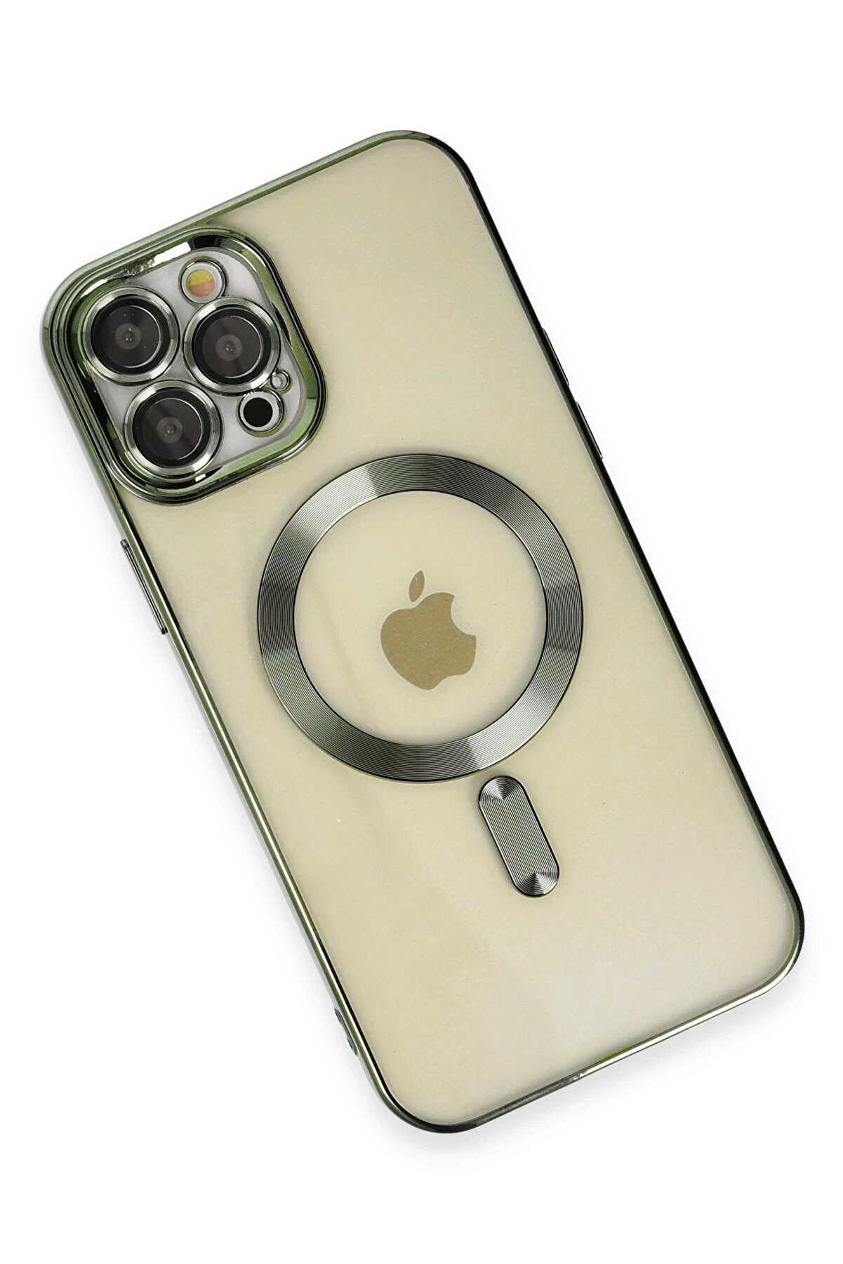 İphone 12 Pro Max Kılıf Kross Magneti̇csafe Kapak - Koyu Yeşi̇l - Dropx7973-9581