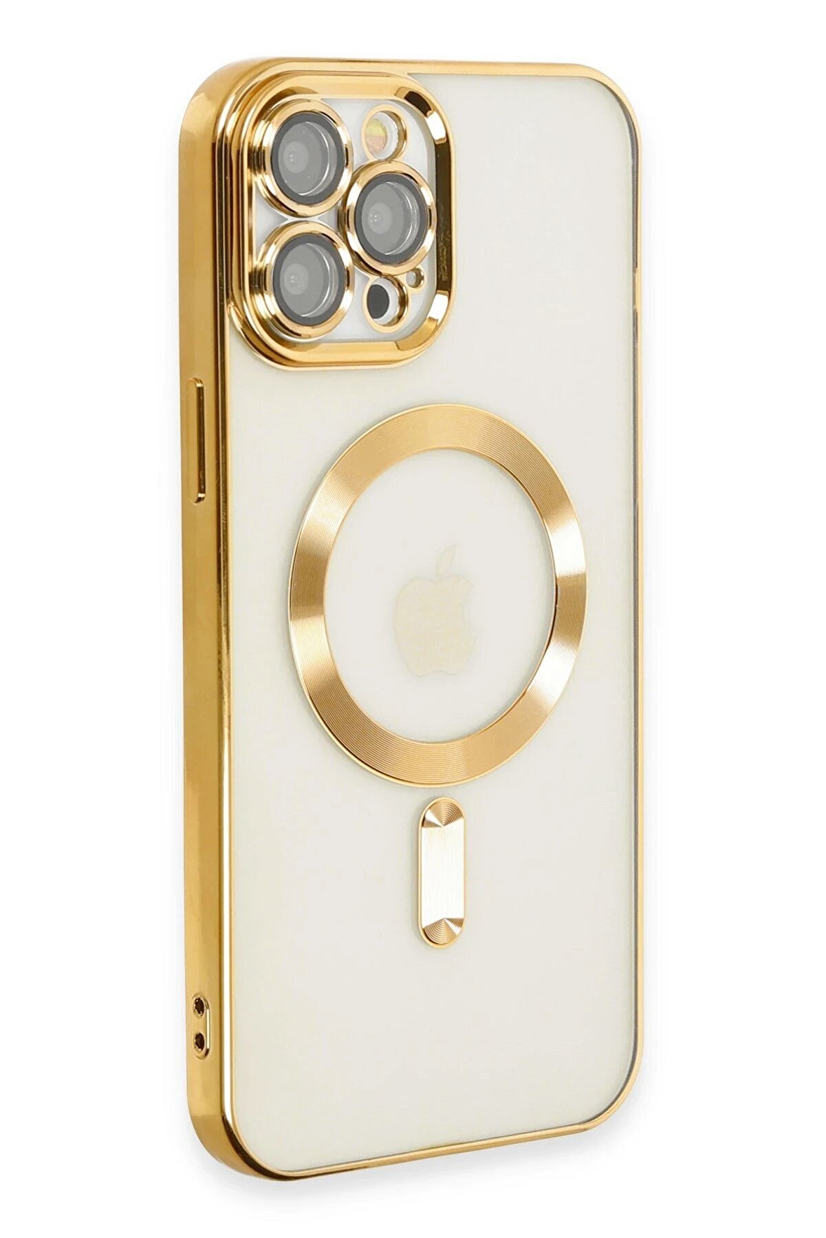 İphone 12 Pro Max Kılıf Kross Magneti̇csafe Kapak - Gold - Dropx2386-5072