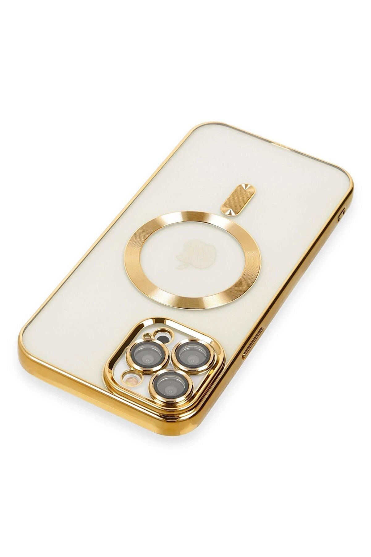 İphone 12 Pro Max Kılıf Kross Magneti̇csafe Kapak - Gold - Dropx2386-5072