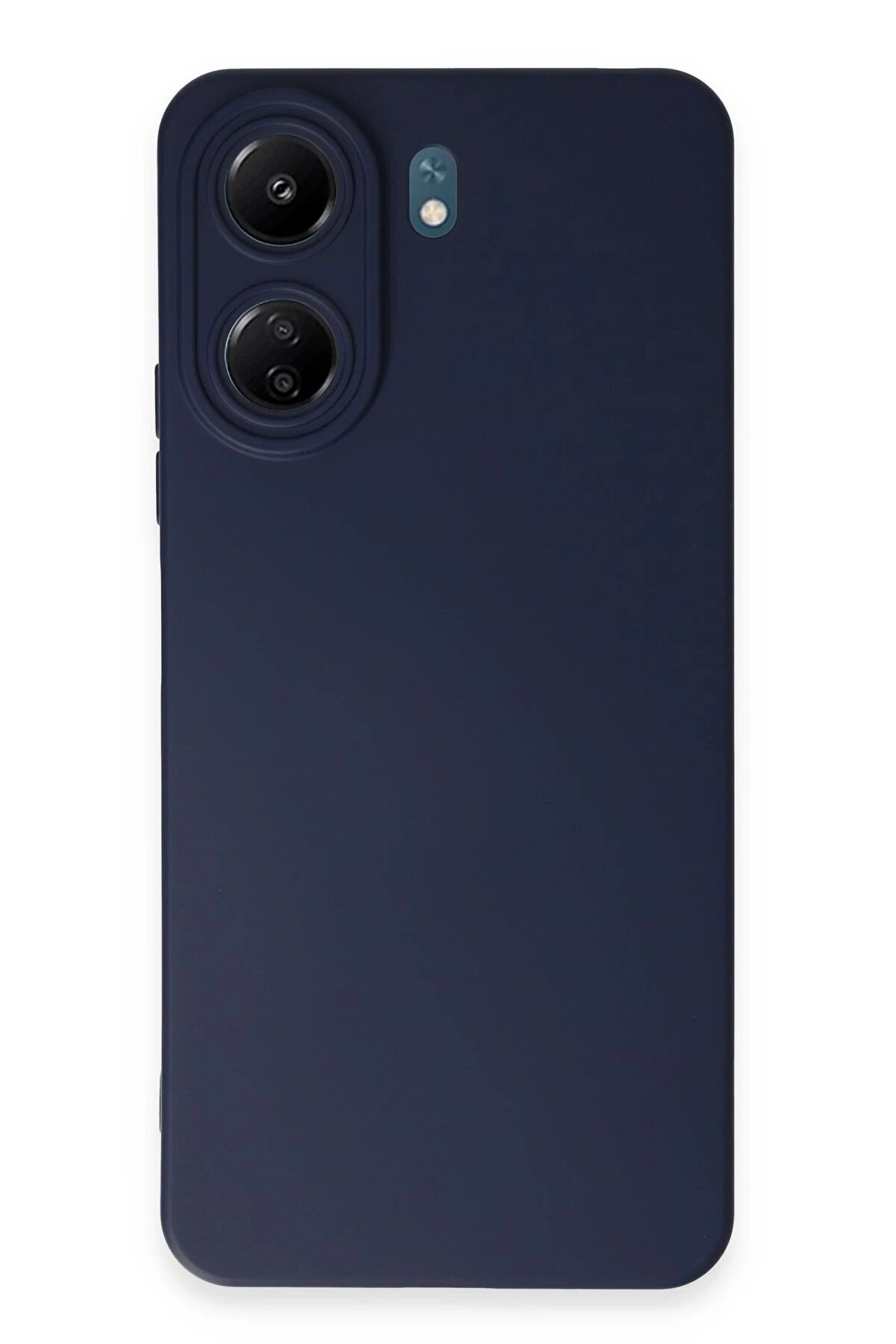 nerede bulurum Xiaomi Redmi 13C Kılıf Nano içi Kadife Silikon - Lacivert