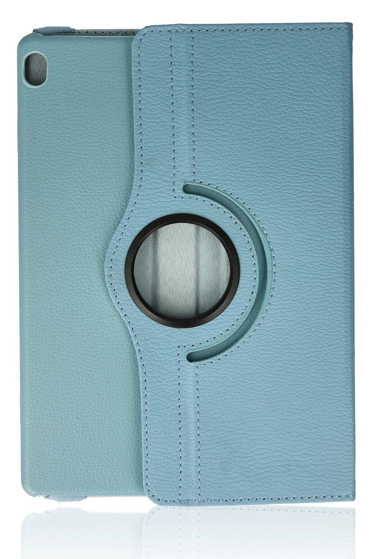 M10 X505F Kılıf 360 Tablet Deri̇ Kılıf - Turkuaz - Dropx9726-5559