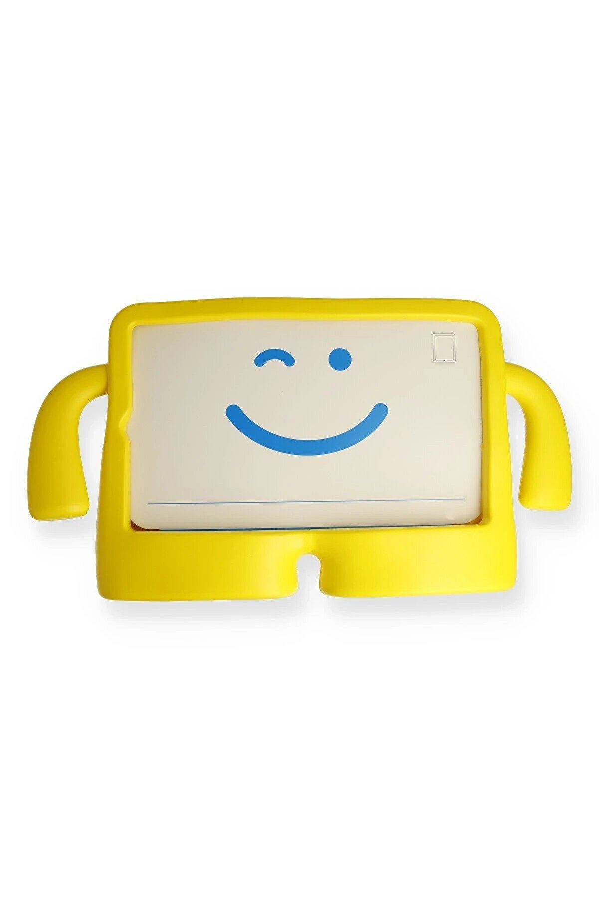 CepteToptan iPad 4 9.7 Kılıf Karakter Tablet Silikon - Sarı - DROPX4696-8241