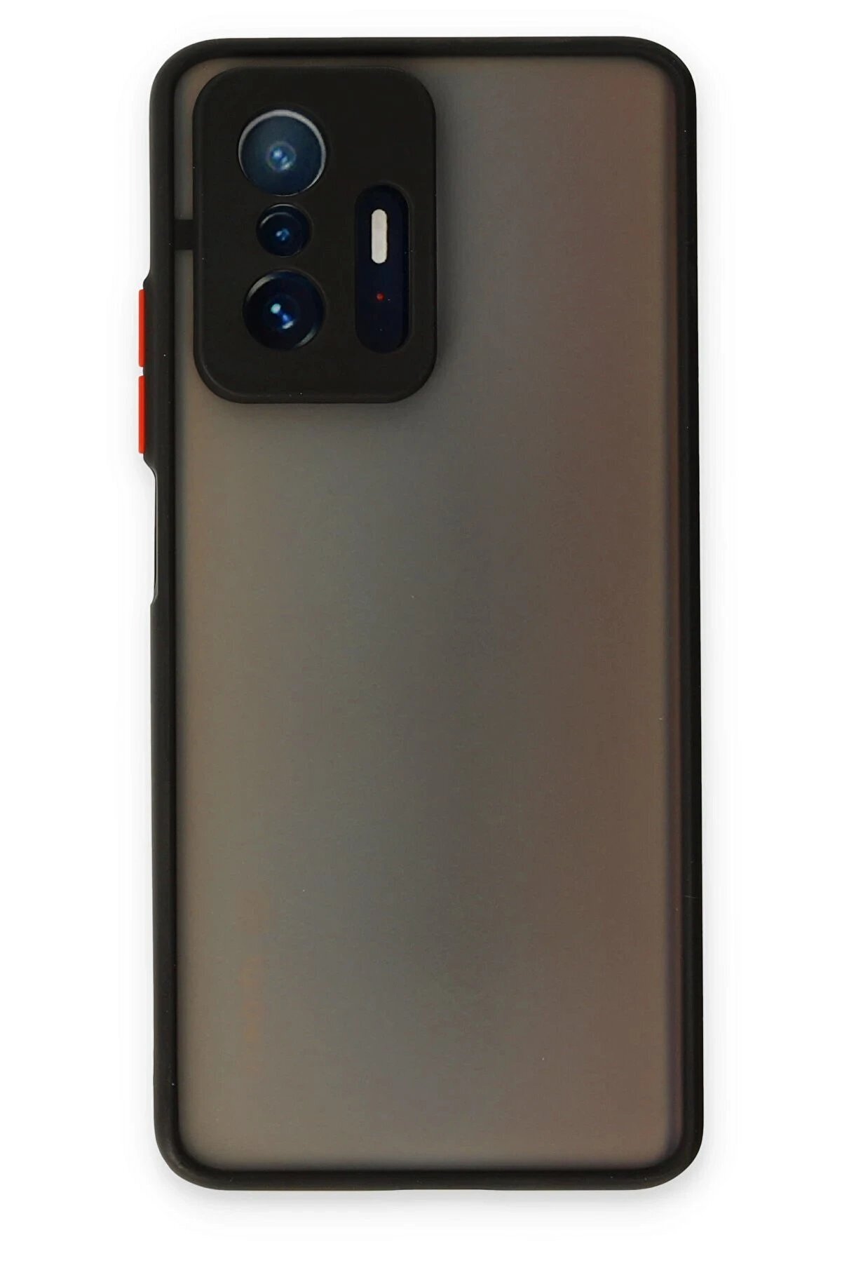 CepteToptan Xiaomi Mi 11T Pro Kılıf Montreal Silikon Kapak - Siyah - DROPX4172-2889