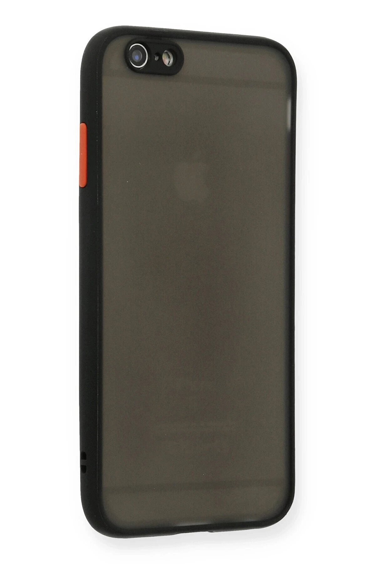 İphone 6 Kılıf Montreal Si̇li̇kon Kapak - Si̇yah - Dropx5759-9563