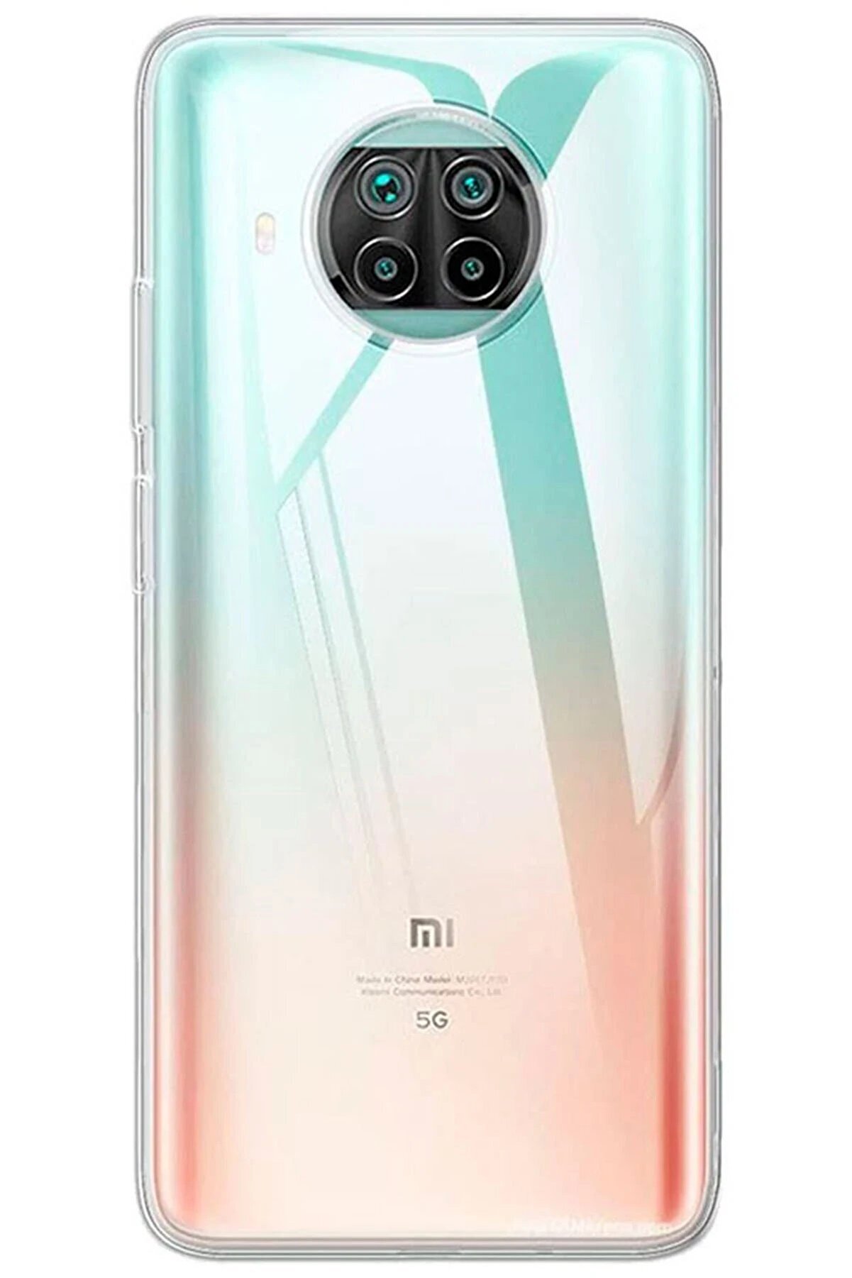 CepteToptan Xiaomi Redmi Note 9 Pro 5G Kılıf L&uuml;x Şeffaf Silikon - DROPX3176-5479