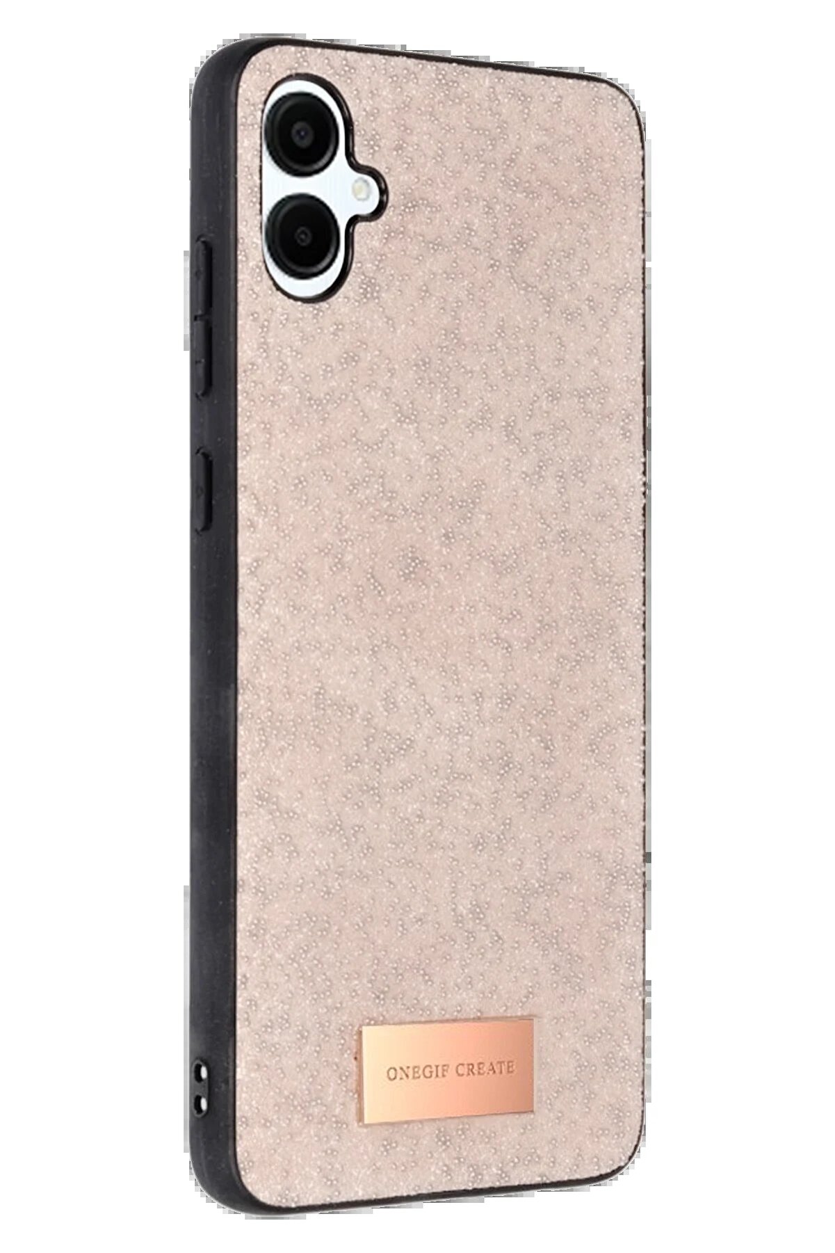 CepteToptan Samsung Galaxy A06 Bright Simli Kapak - Pembe - DROPX4056-7068