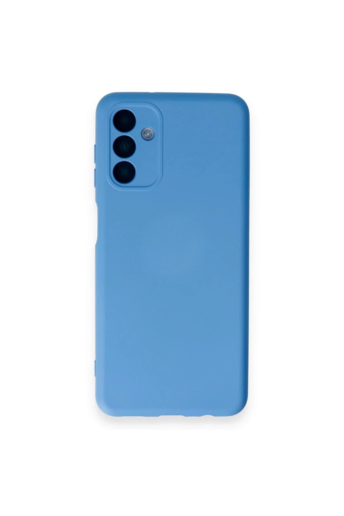 CepteToptan Samsung Galaxy A14 4G Kılıf Nano içi Kadife Silikon - Mavi - DROPX2228-7701