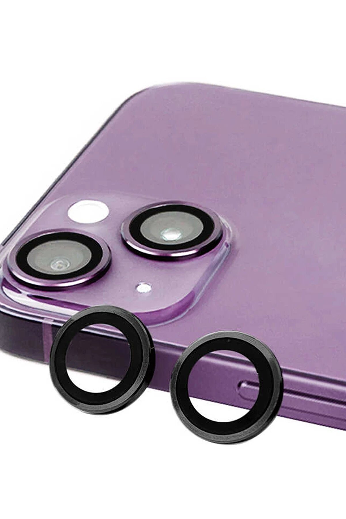 CepteToptan iPhone 13 Mini Raze Metal Kamera Lens - Siyah - DROPX7625-6454