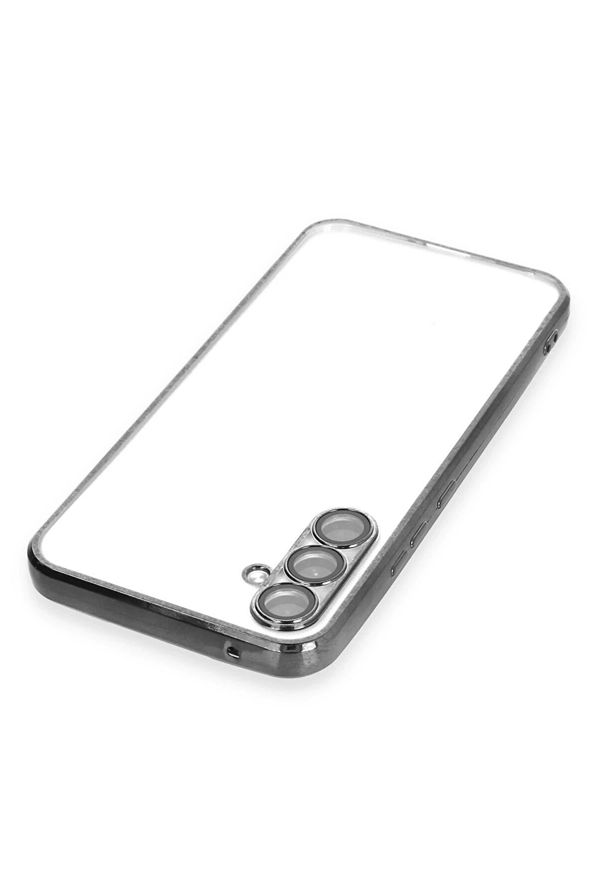 Samsung Galaxy A34 5G Kılıf Lensli̇ Si̇li̇kon - Si̇yah - Dropx2405-1128