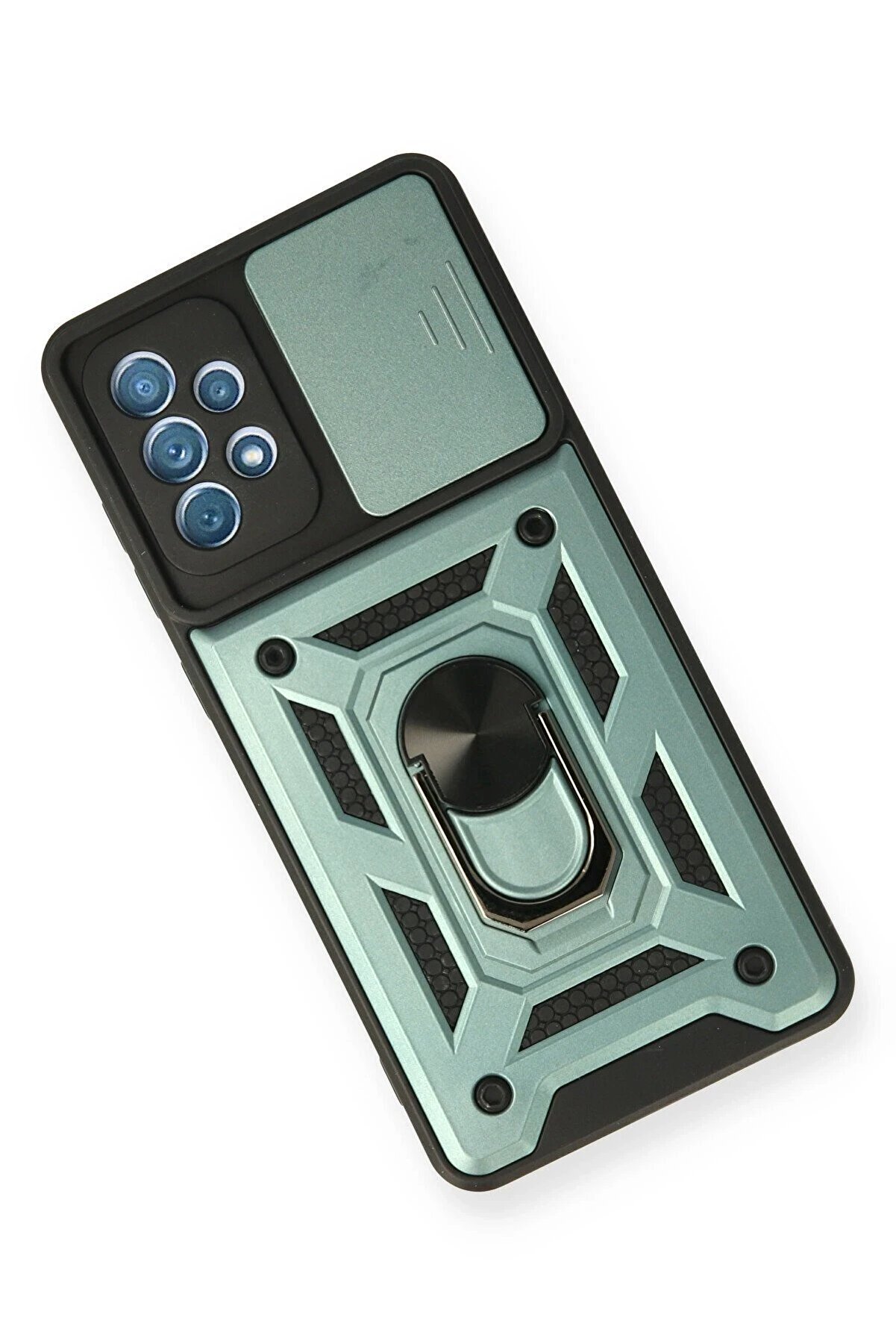 Samsung Galaxy A32 Kılıf Pars Lens Y&uuml;z&uuml;kl&uuml; Si̇li̇kon - Yeşi̇l - Dropx8591-1082