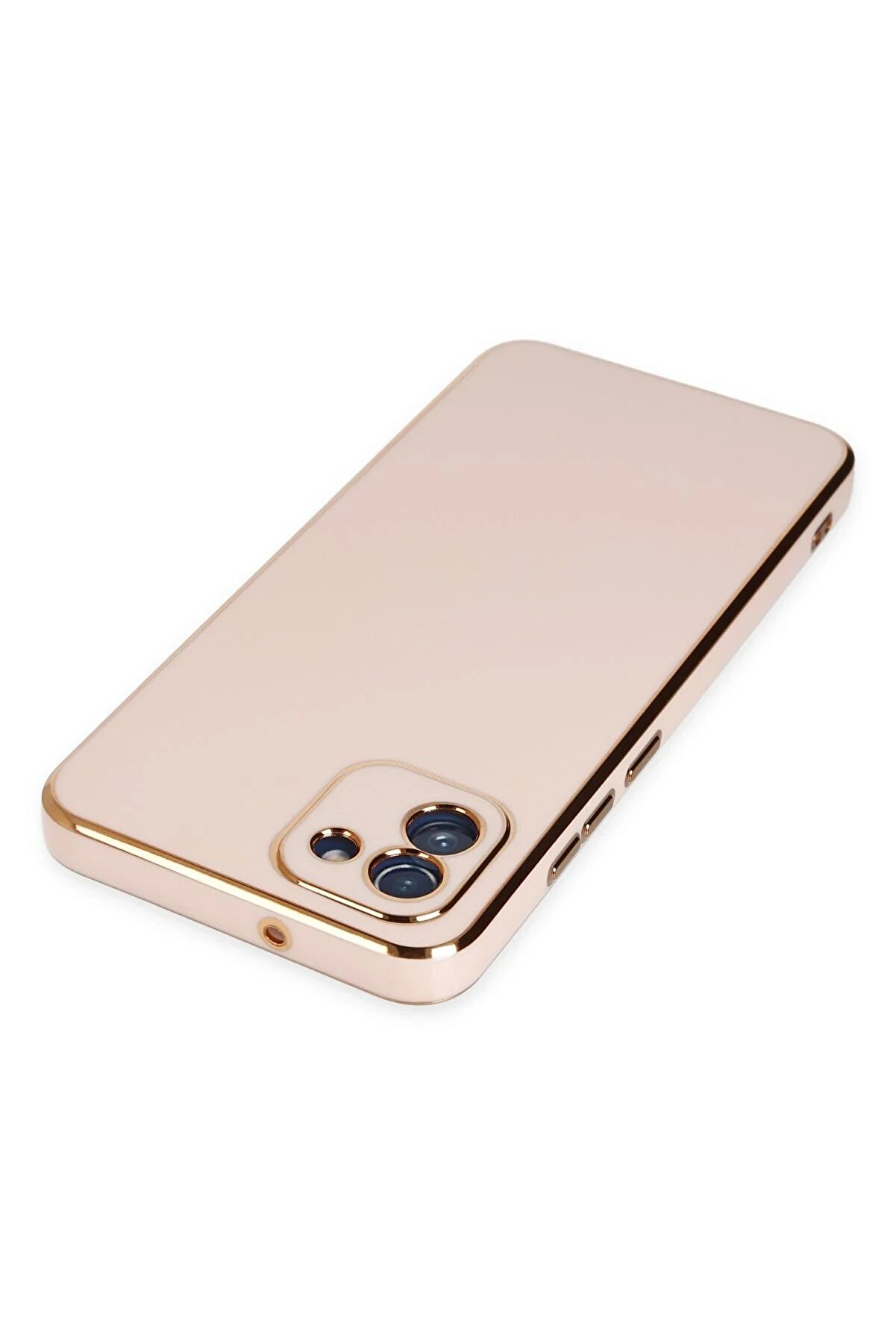 Samsung Galaxy A03 Kılıf Volet Si̇li̇kon - Pembe - Dropx2076-8815