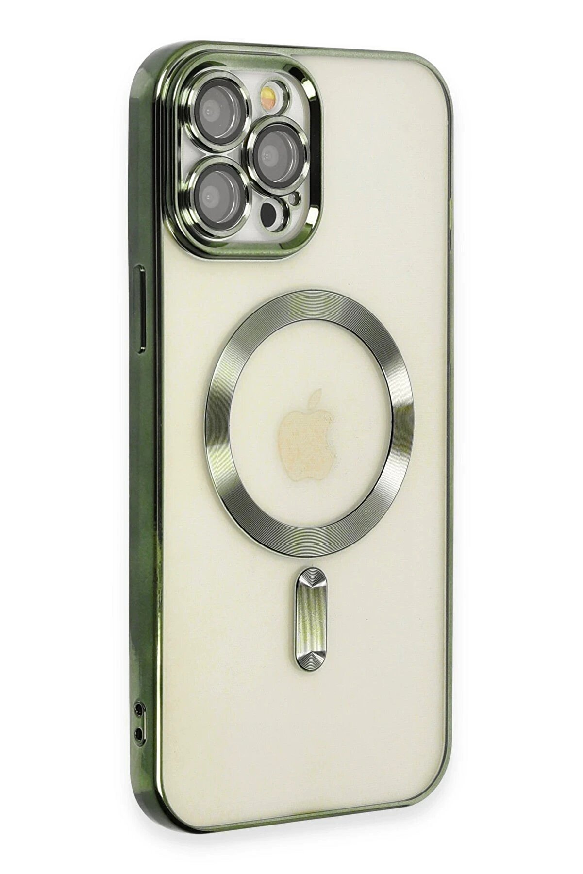 İphone 12 Pro Max Kılıf Kross Magneti̇csafe Kapak - Koyu Yeşi̇l - Dropx7973-9581