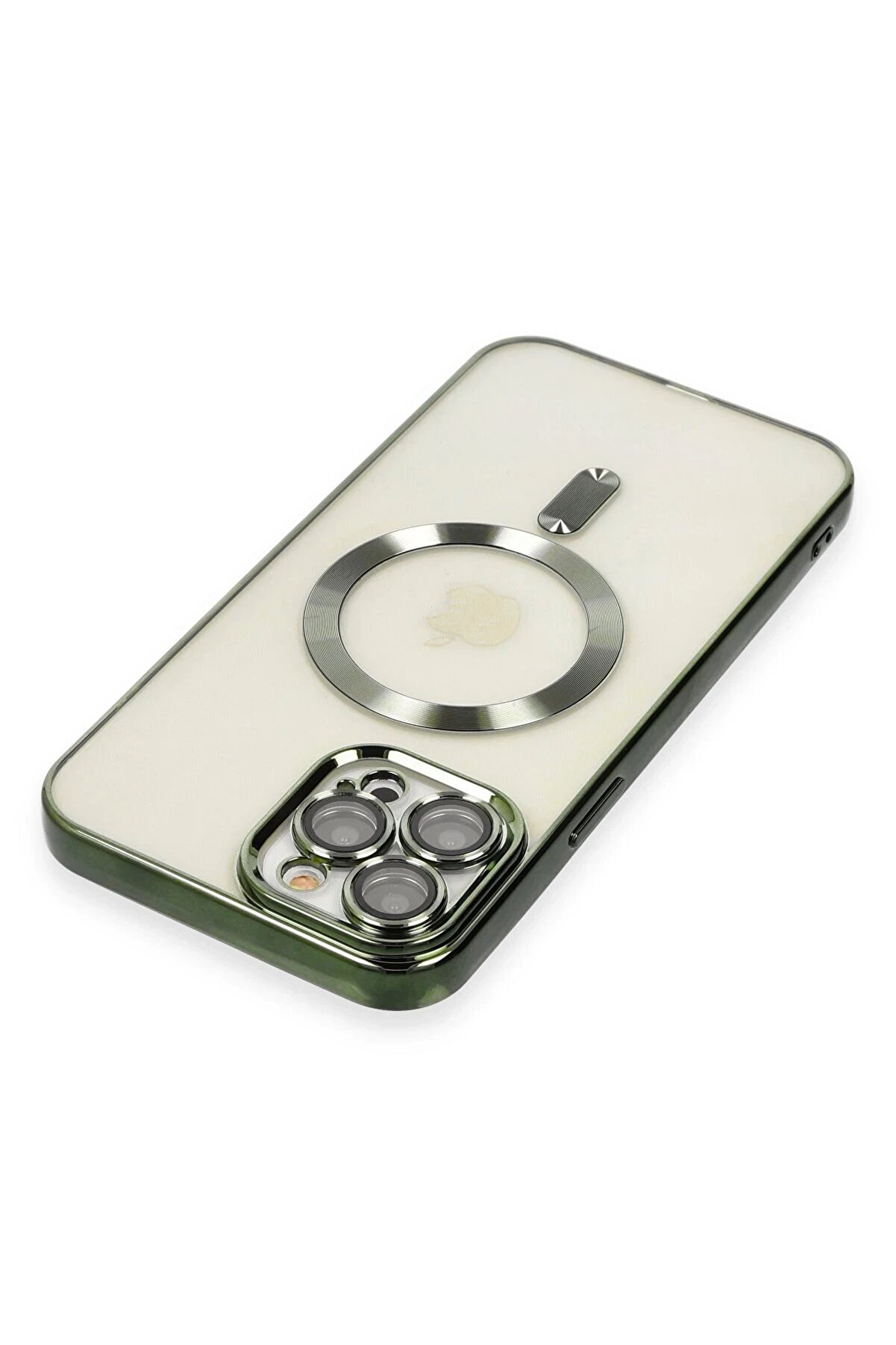 İphone 12 Pro Max Kılıf Kross Magneti̇csafe Kapak - Koyu Yeşi̇l - Dropx7973-9581