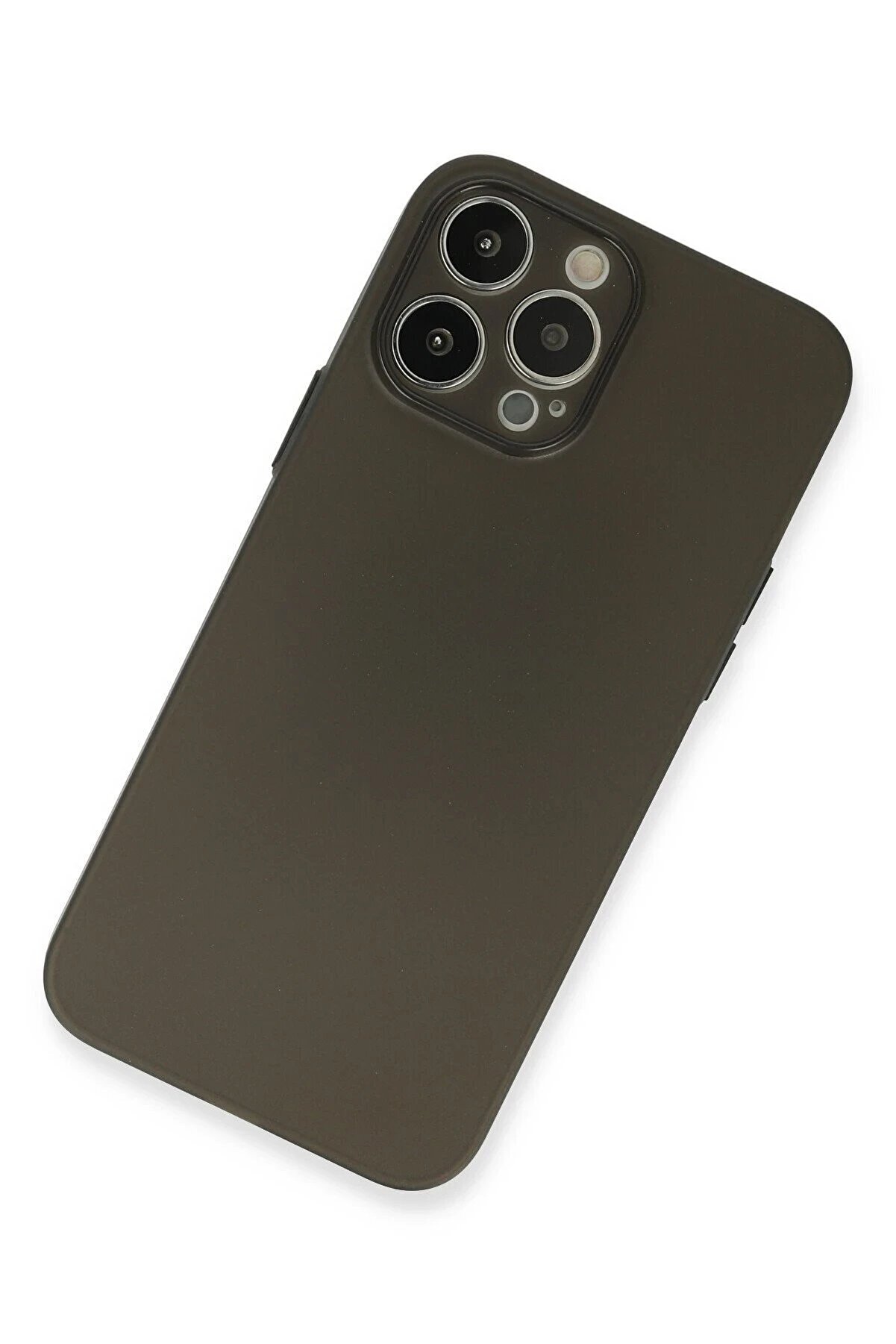 İphone 13 Pro Kılıf Si̇li̇kon - Gri̇ - Dropx1709-9572