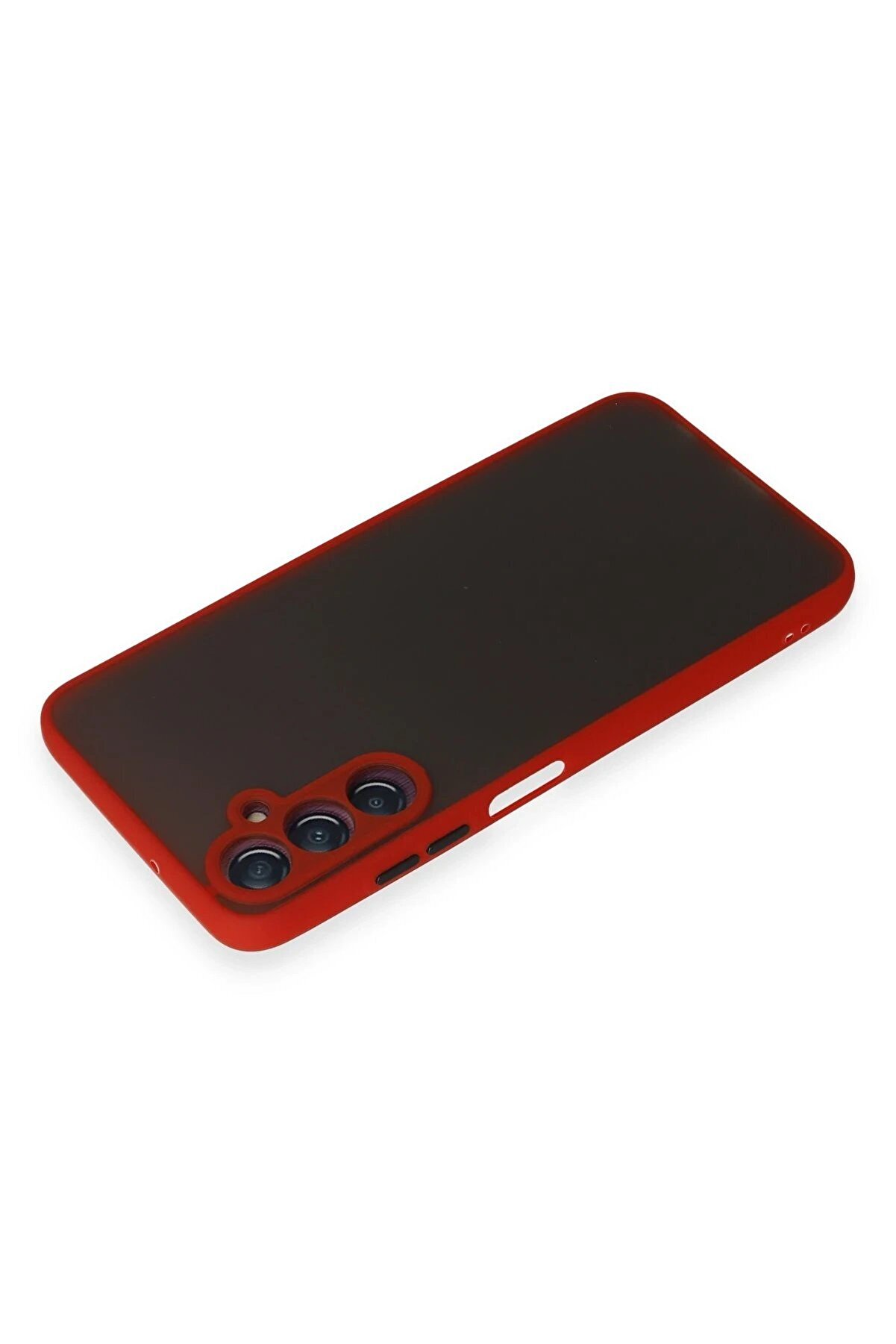 Samsung Galaxy A05S Kılıf Montreal Si̇li̇kon Kapak - Kırmızı - Dropx3896-9269