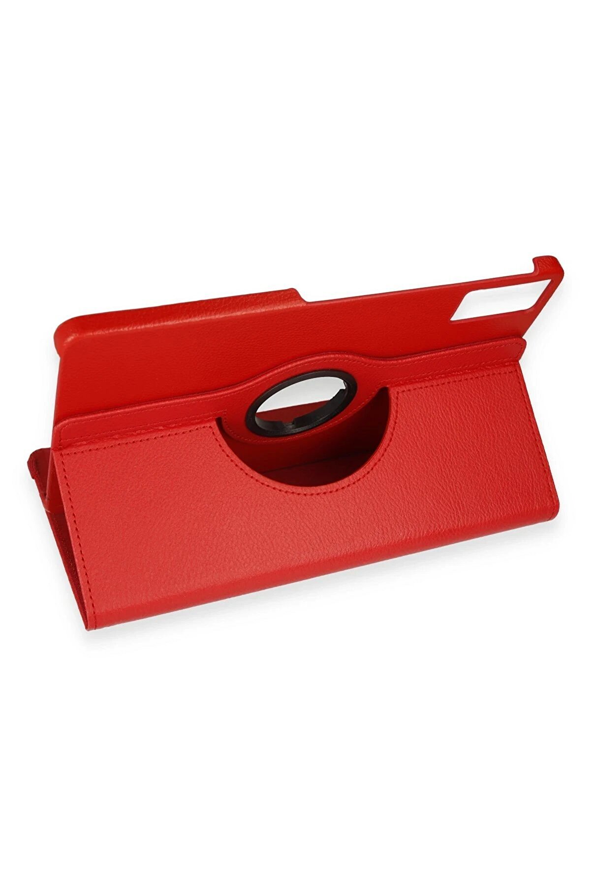 Xi̇aomi̇ Redmi̇ Pad Se Kılıf 360 Tablet Deri̇ Kılıf - Kırmızı - Dropx7232-2877