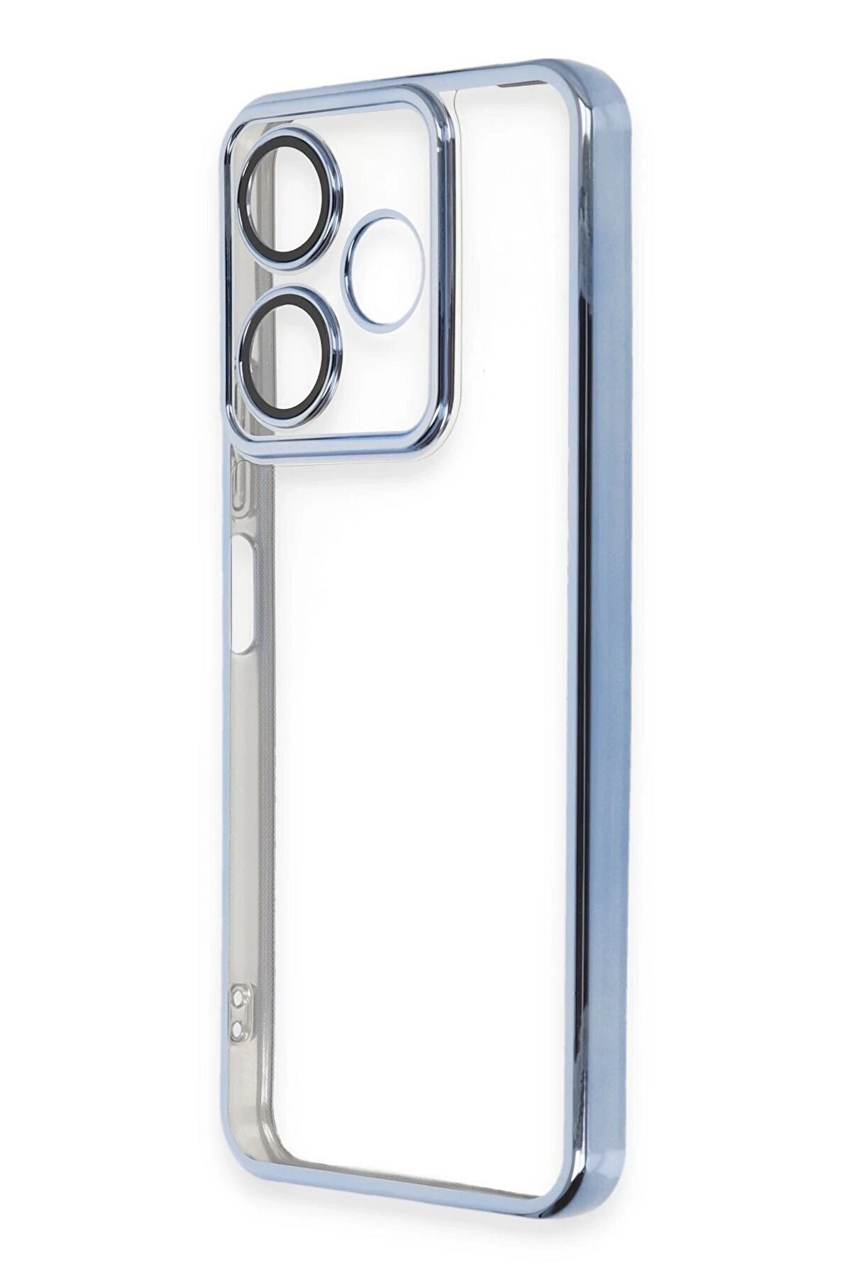 Xi̇aomi̇ Redmi̇ 13 4G Kılıf Lensli̇ Si̇li̇kon - Açık Mavi̇ - Dropx3770-6682