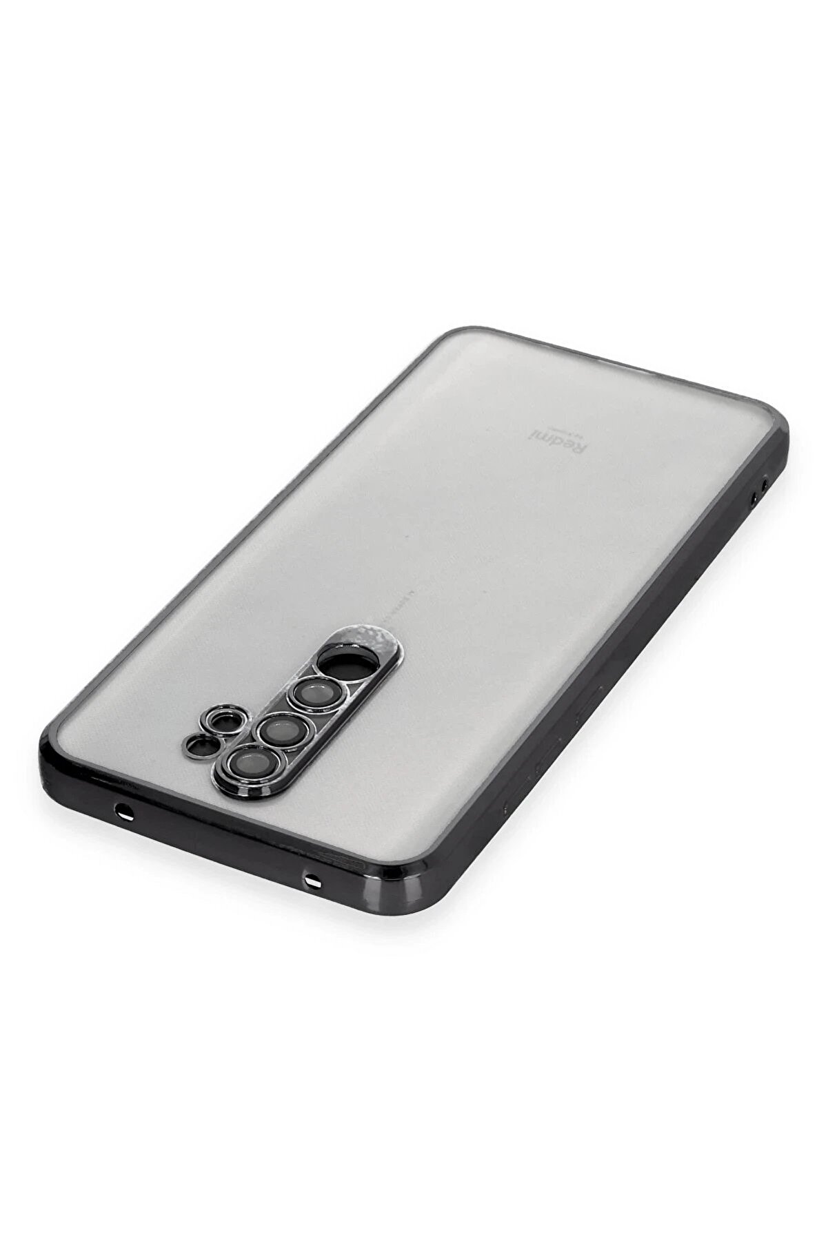 Xi̇aomi̇ Redmi̇ Note 8 Pro Kılıf Lensli̇ Si̇li̇kon - Si̇yah - Dropx9810-7190