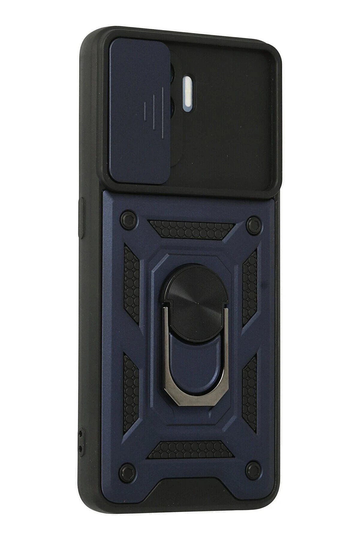 Oppo Reno 5 Li̇te Kılıf Pars Lens Y&uuml;z&uuml;kl&uuml; Si̇li̇kon - Laci̇vert - Dropx9246-3127