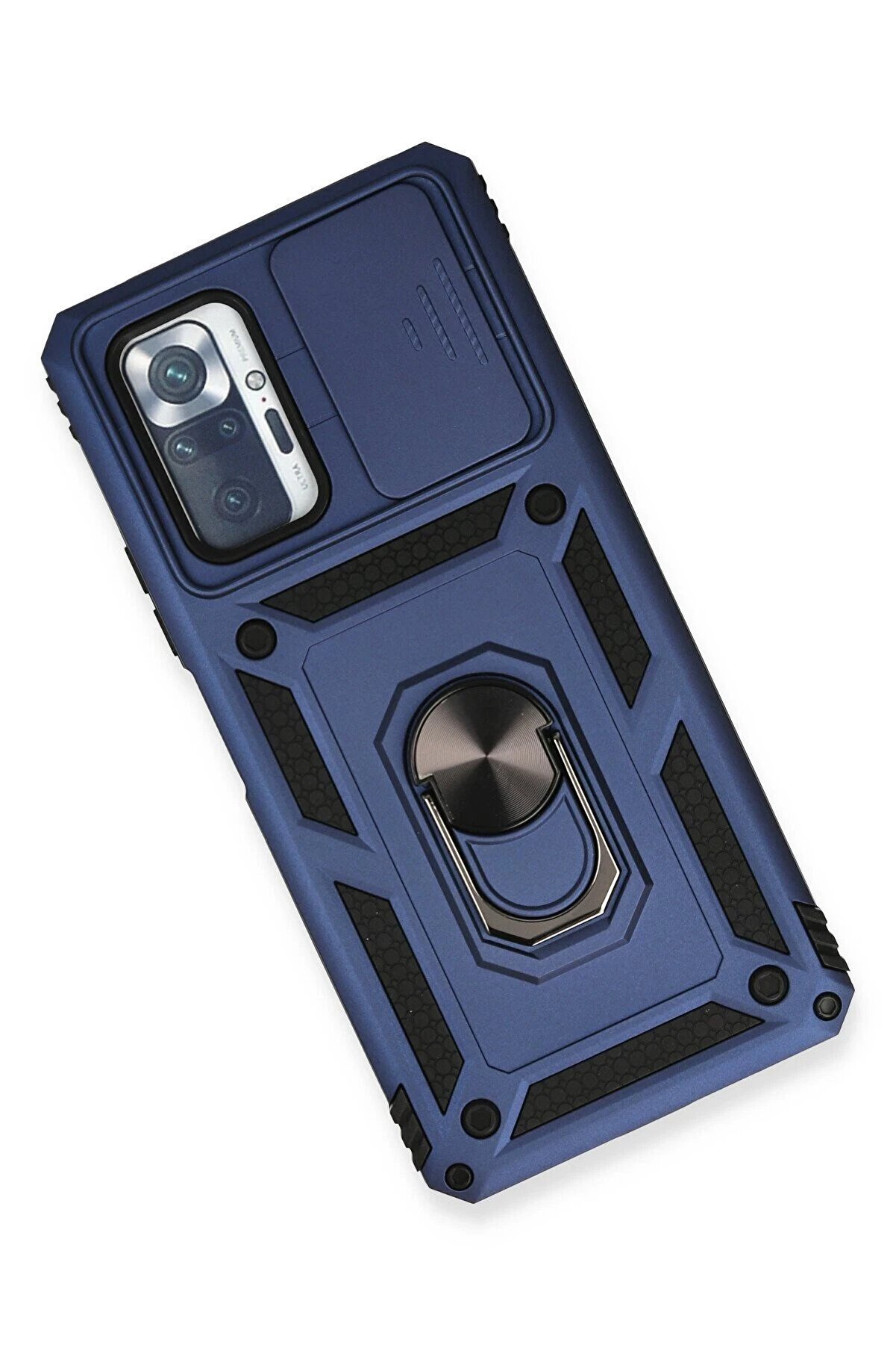 Xi̇aomi̇ Redmi̇ Note 10 Pro Kılıf Pars Lens Y&uuml;z&uuml;kl&uuml; Si̇li̇kon - Laci̇vert - Dropx1787-8594